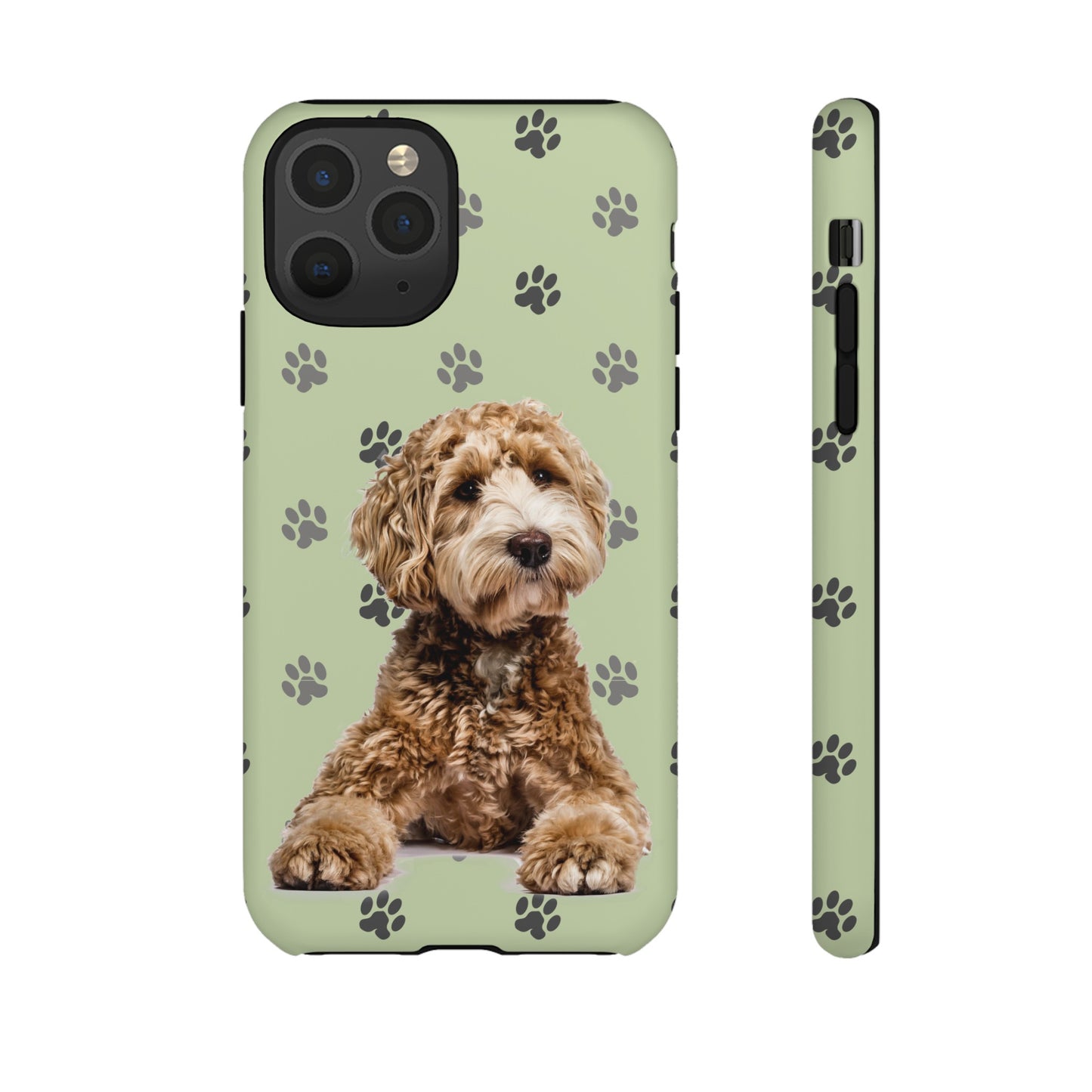 Green Doodle Tough Phone Cases