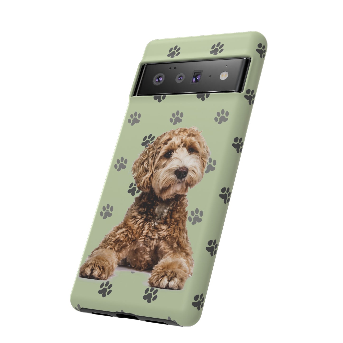 Green Doodle Tough Phone Cases