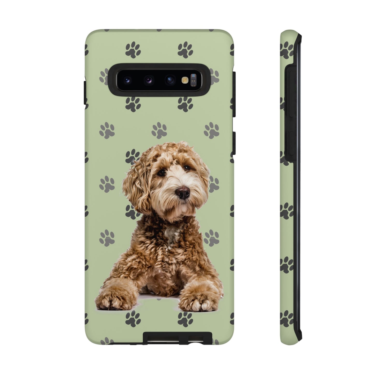 Green Doodle Tough Phone Cases