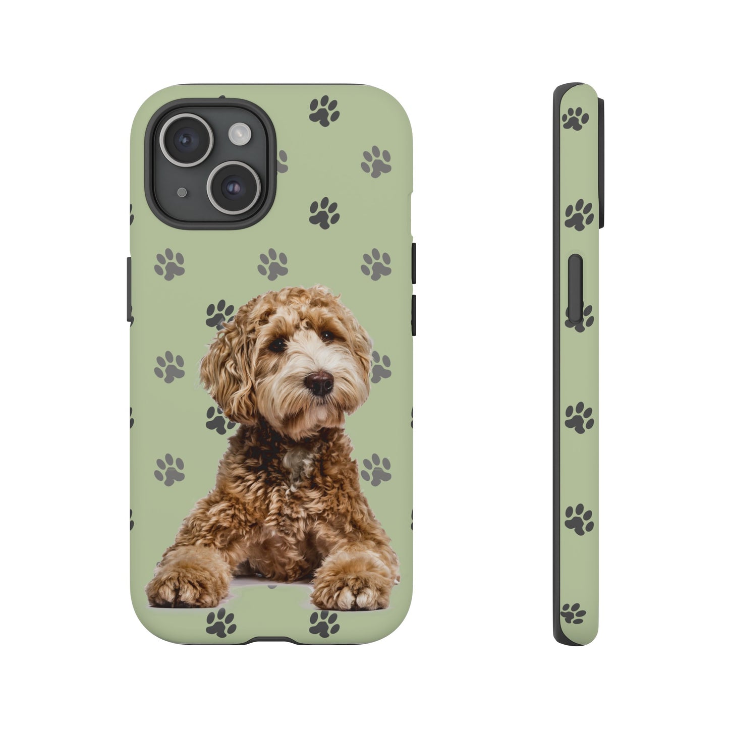 Green Doodle Tough Phone Cases