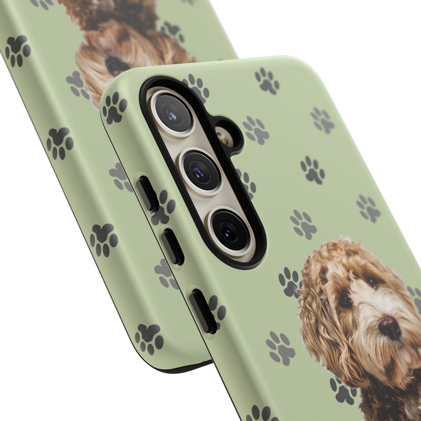 Green Doodle Tough Phone Cases