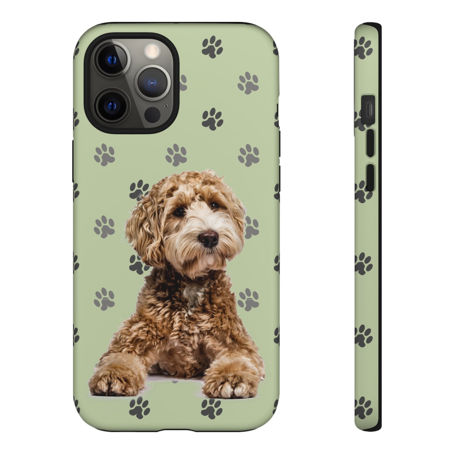 Green Doodle Tough Phone Cases