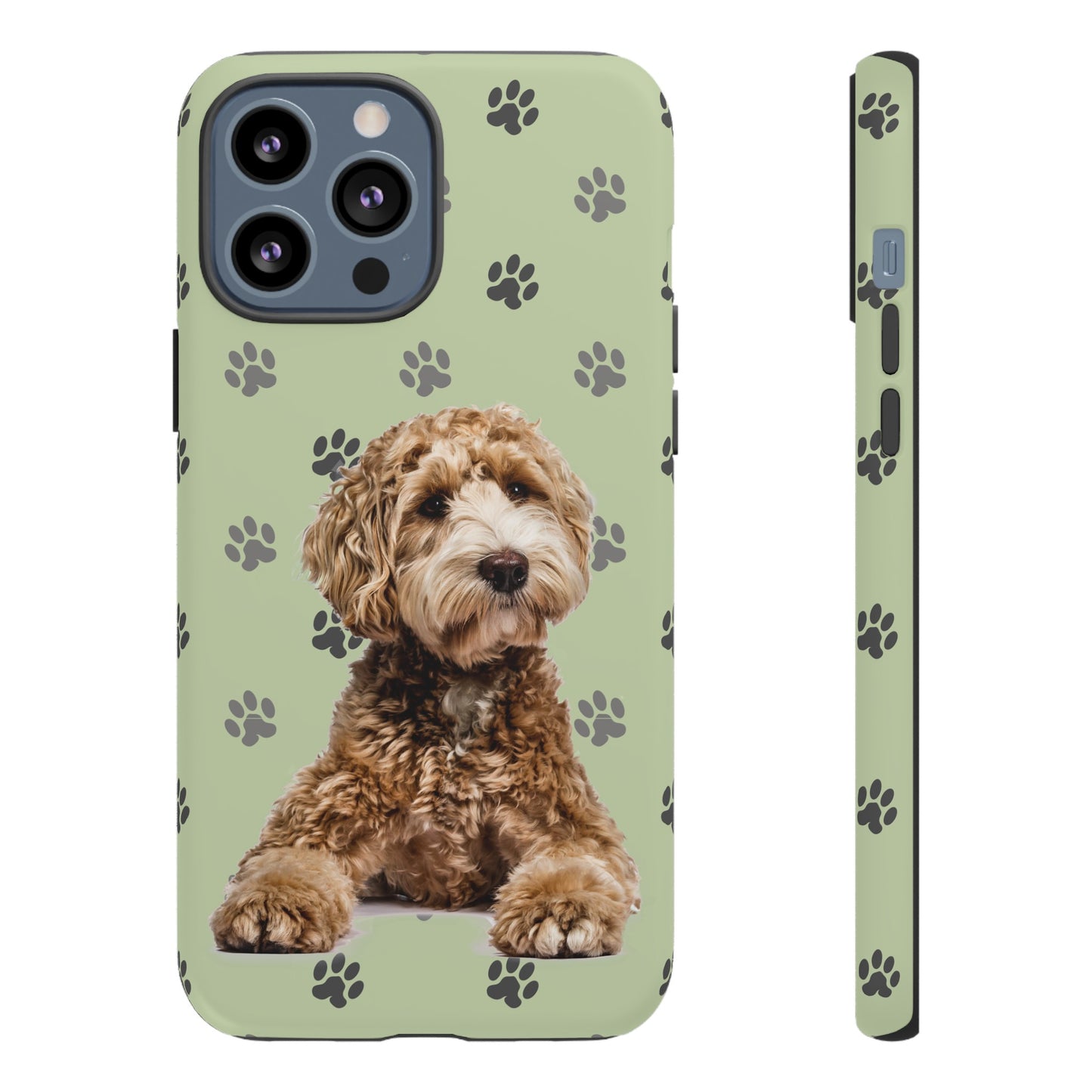 Green Doodle Tough Phone Cases