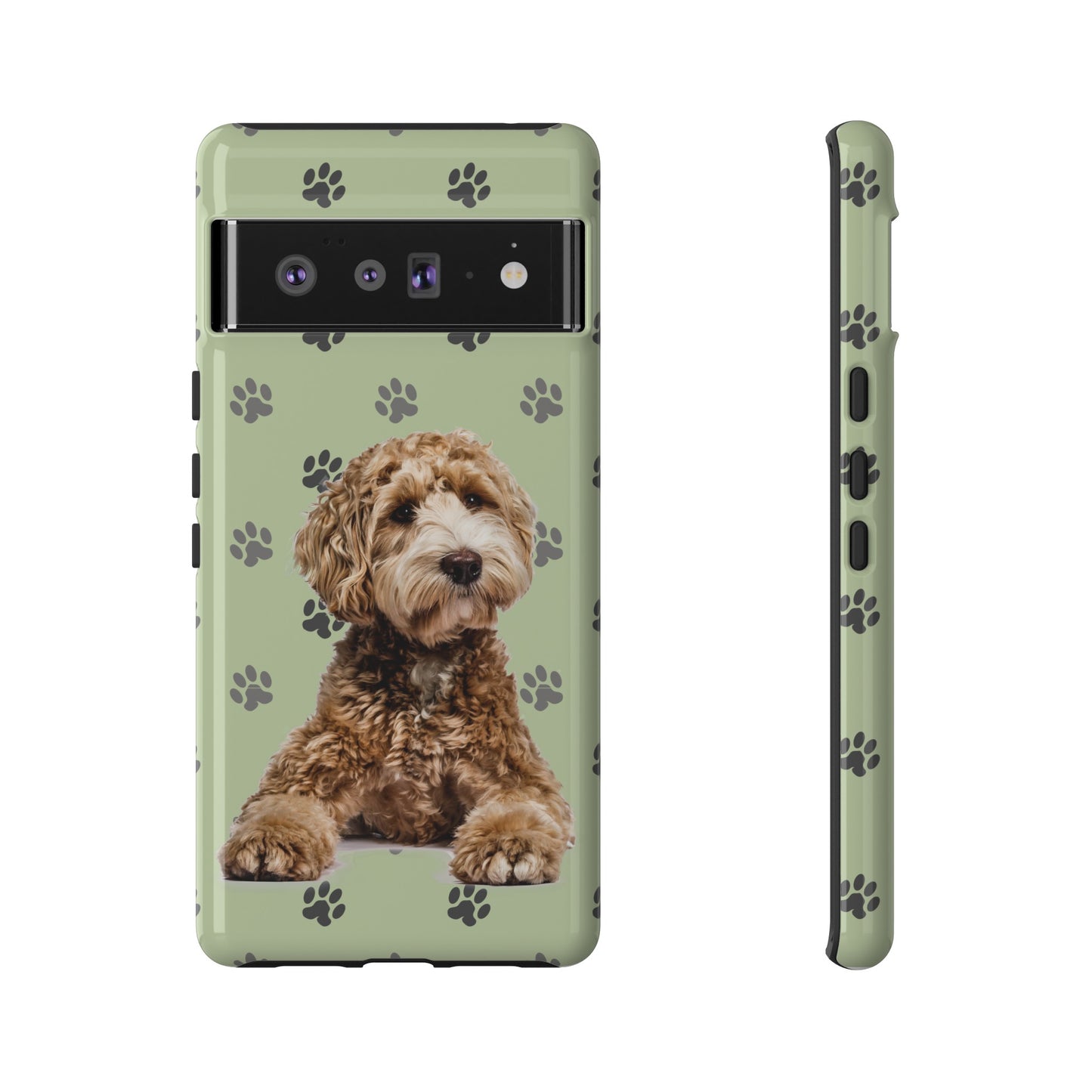 Green Doodle Tough Phone Cases