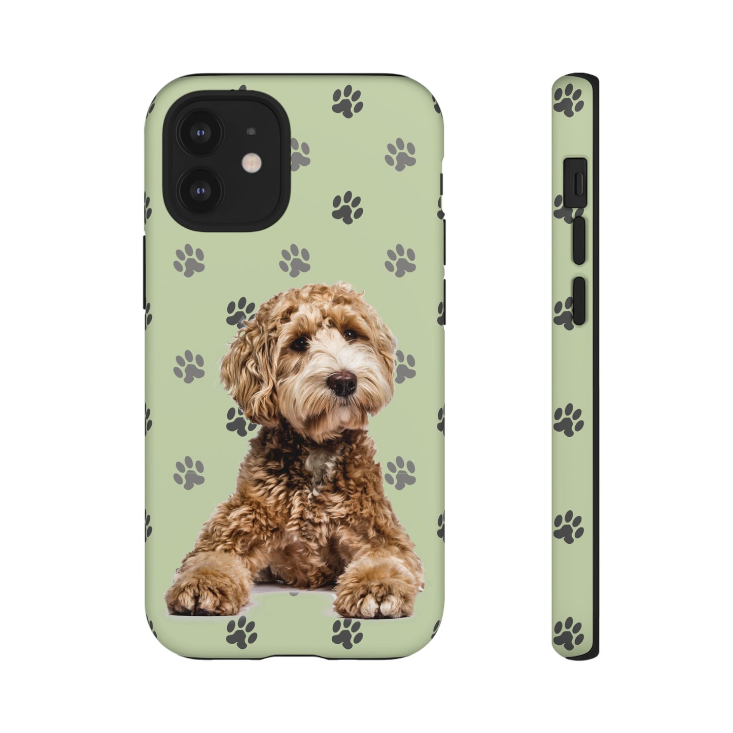 Green Doodle Tough Phone Cases