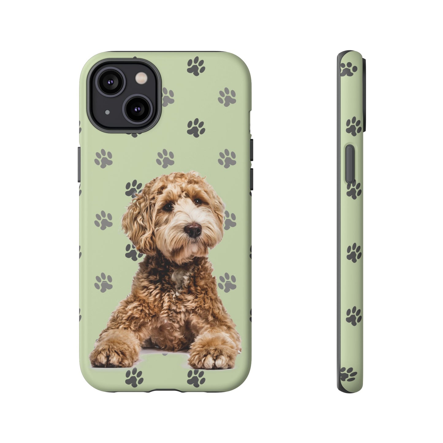 Green Doodle Tough Phone Cases