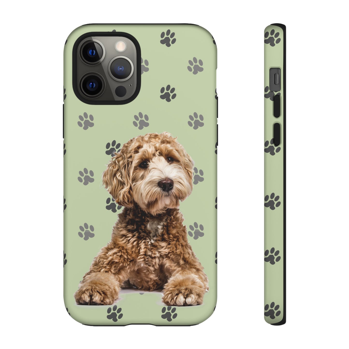 Green Doodle Tough Phone Cases