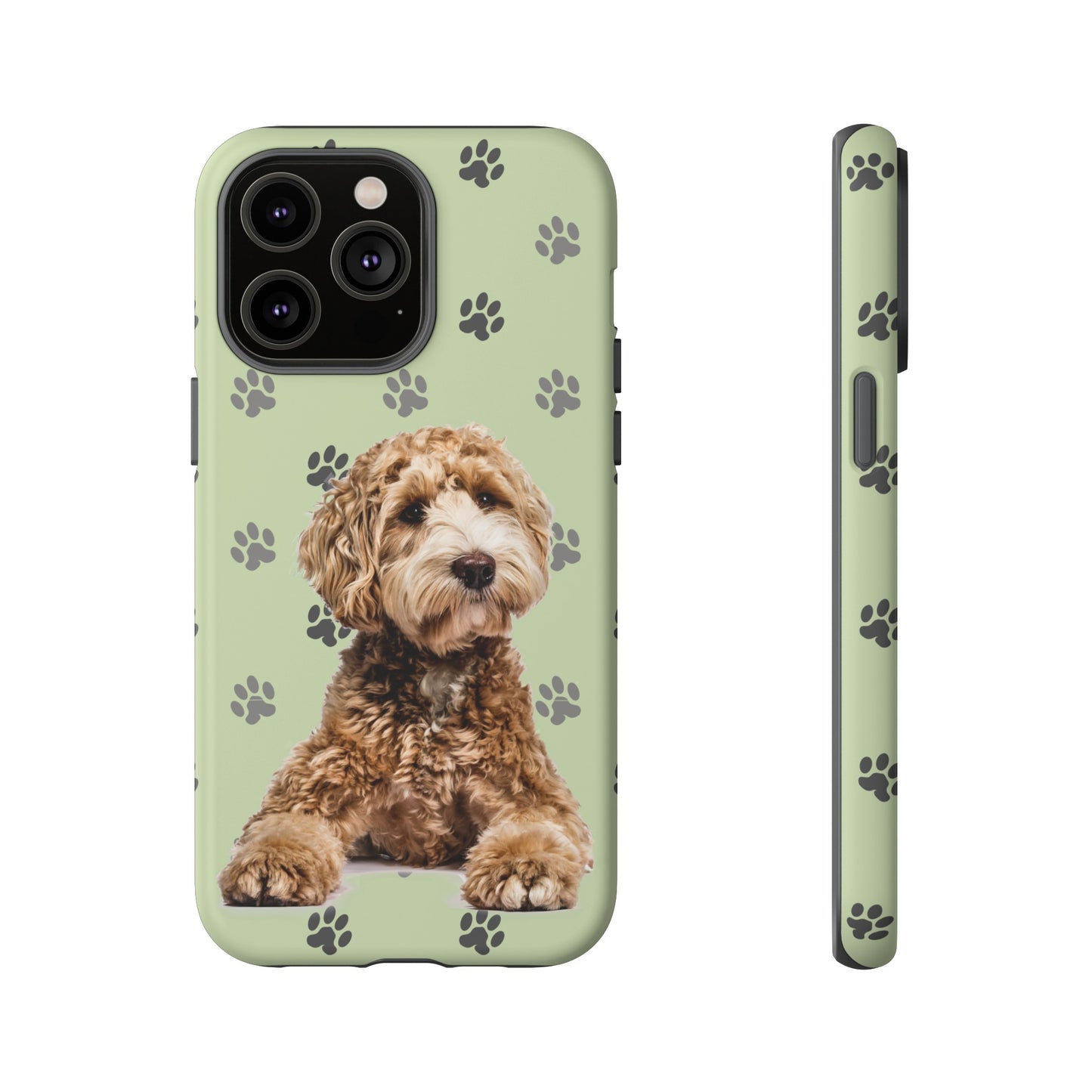 Green Doodle Tough Phone Cases