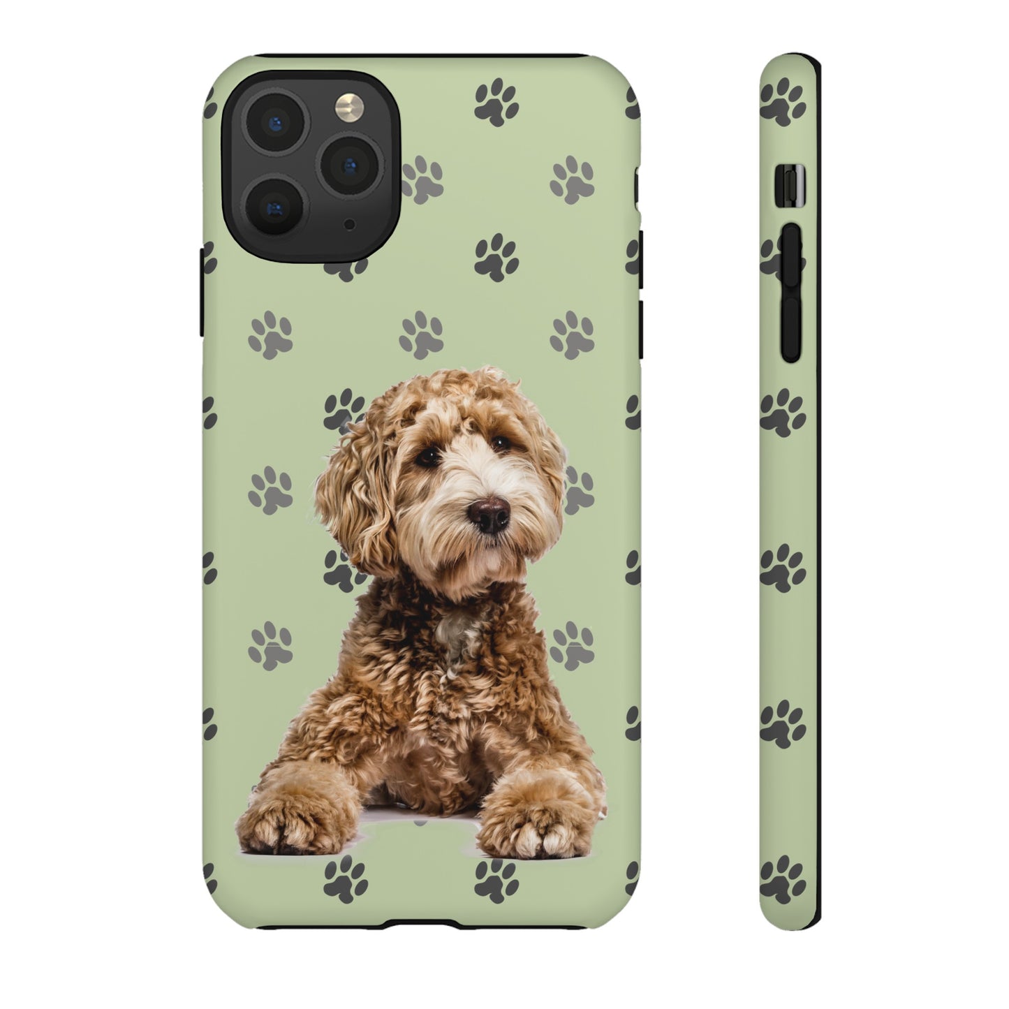 Green Doodle Tough Phone Cases