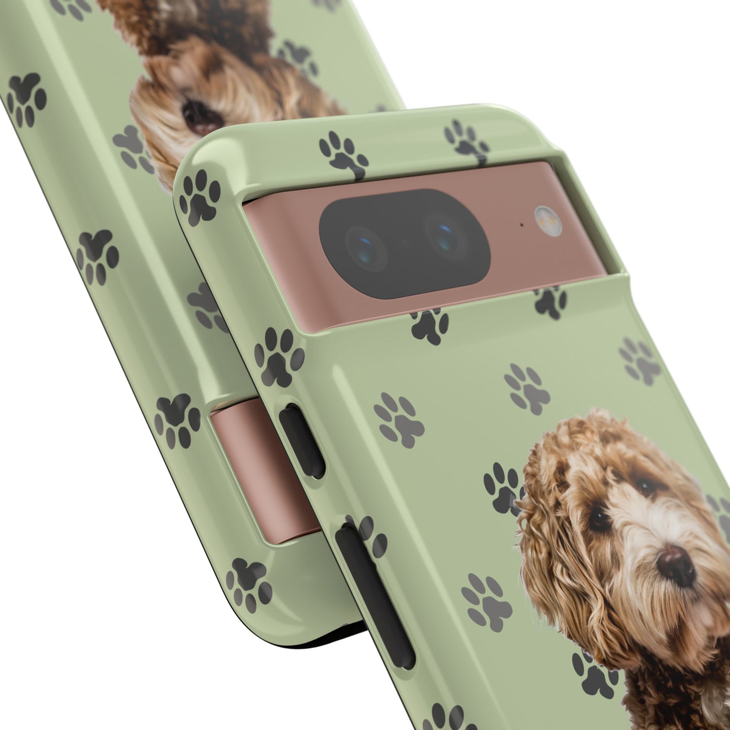 Green Doodle Tough Phone Cases