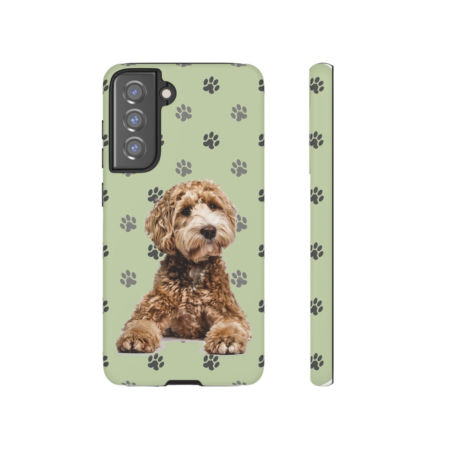 Green Doodle Tough Phone Cases