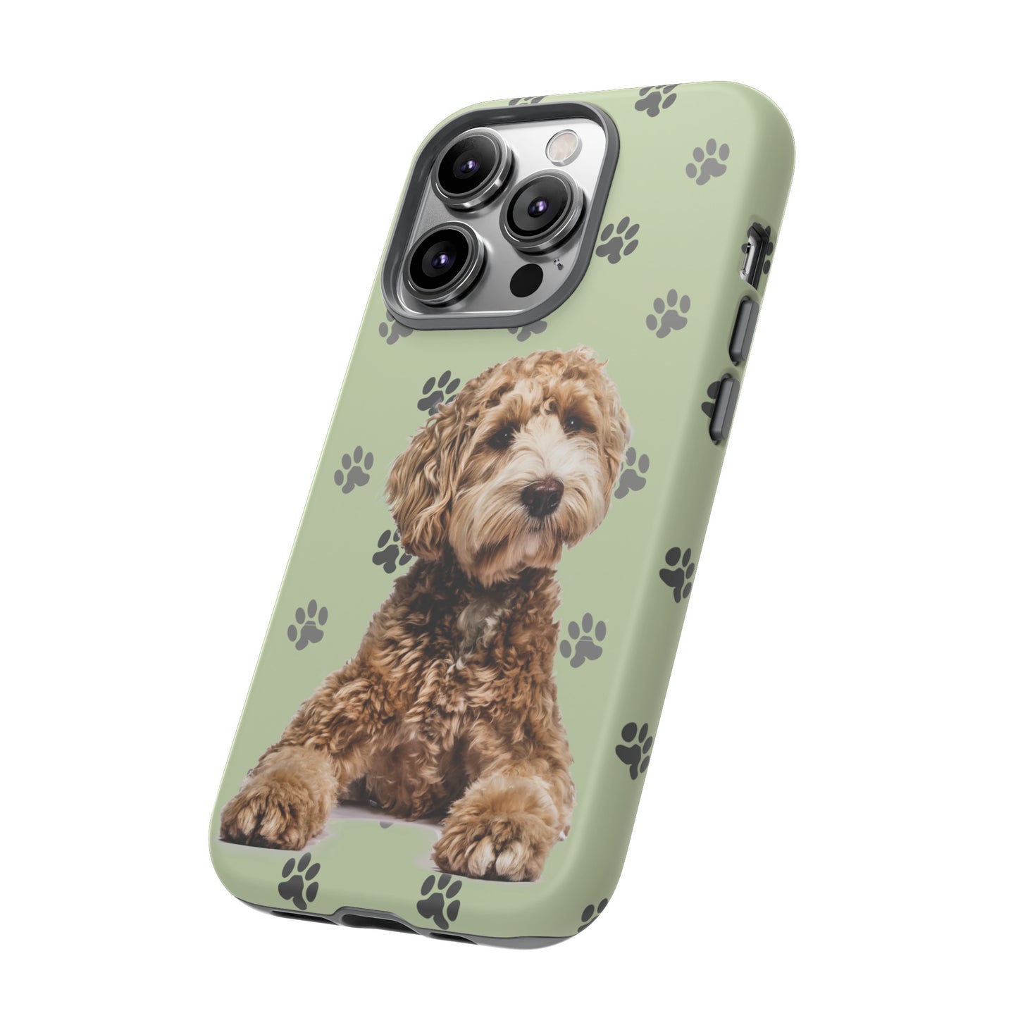 Green Doodle Tough Phone Cases