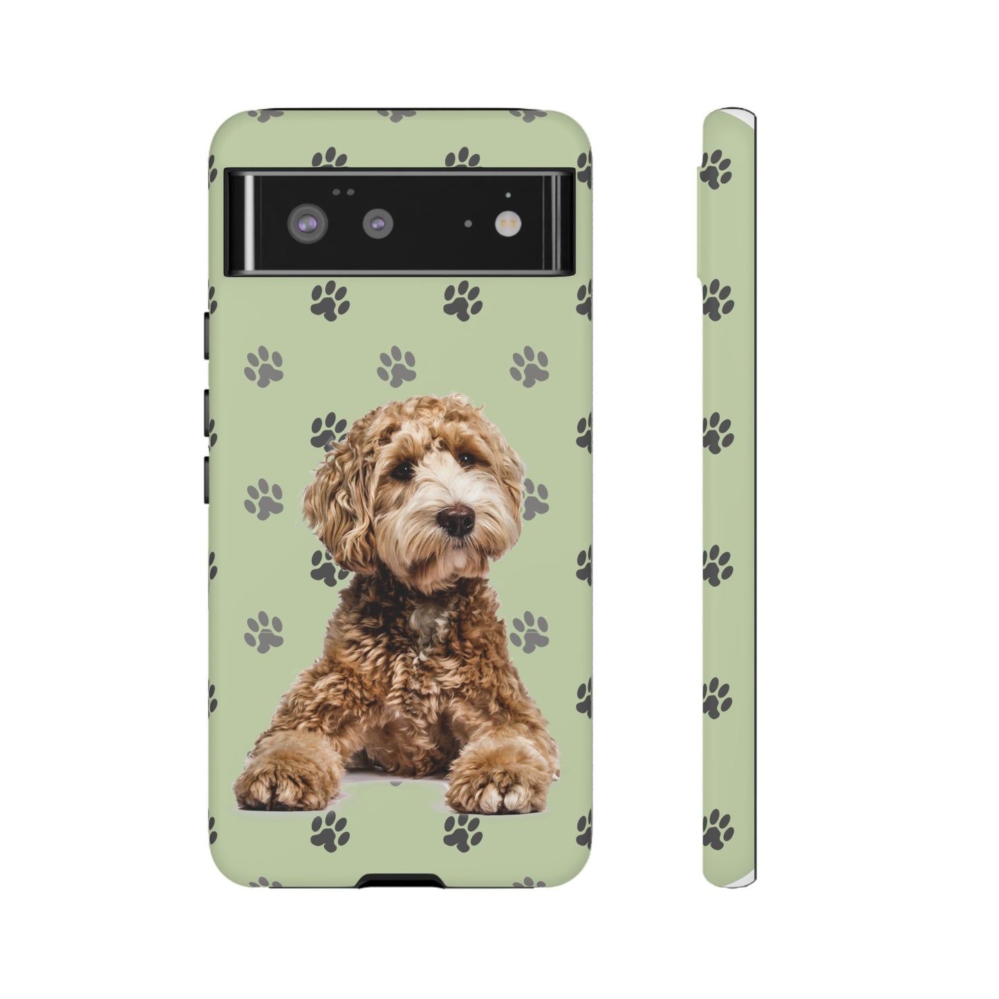 Green Doodle Tough Phone Cases