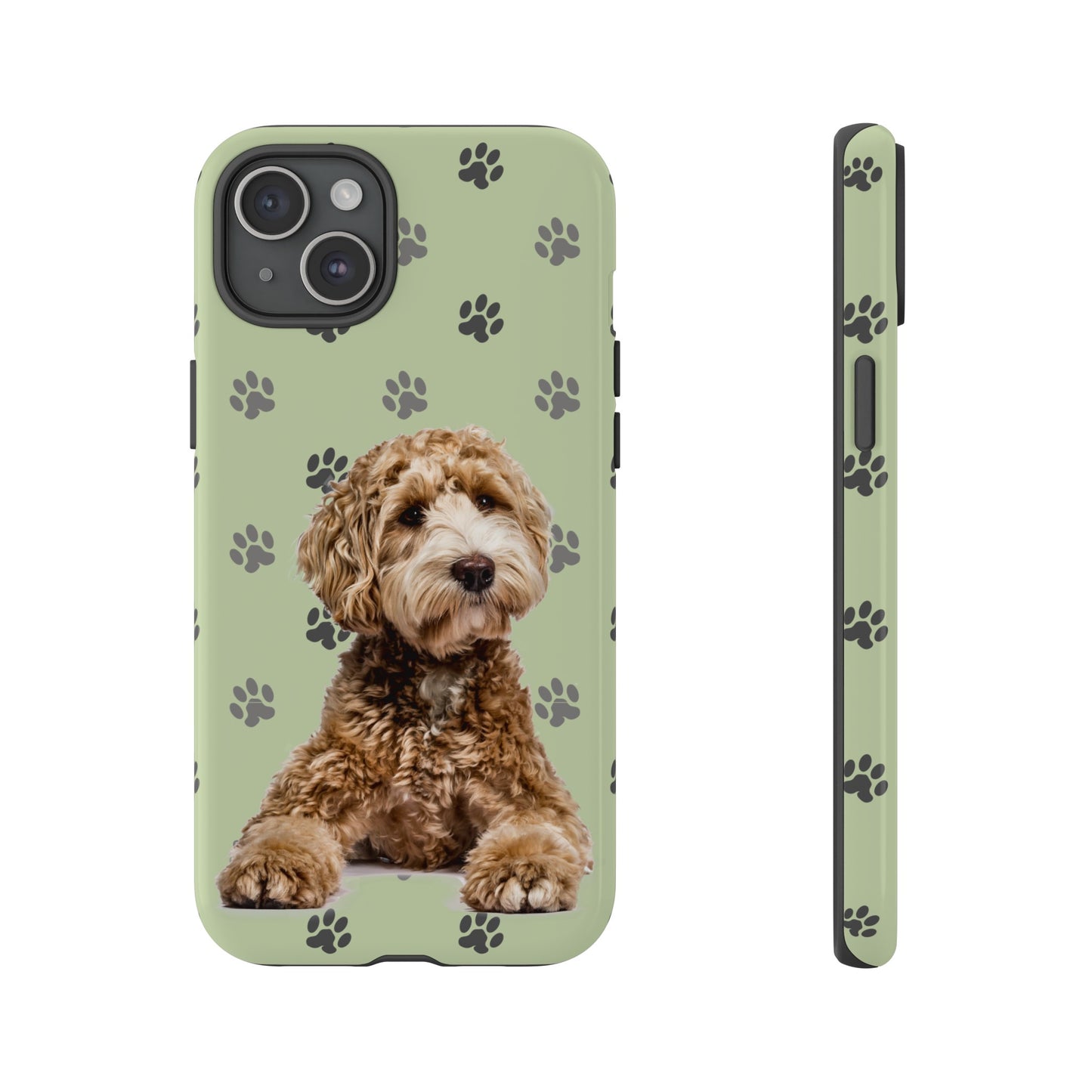 Green Doodle Tough Phone Cases