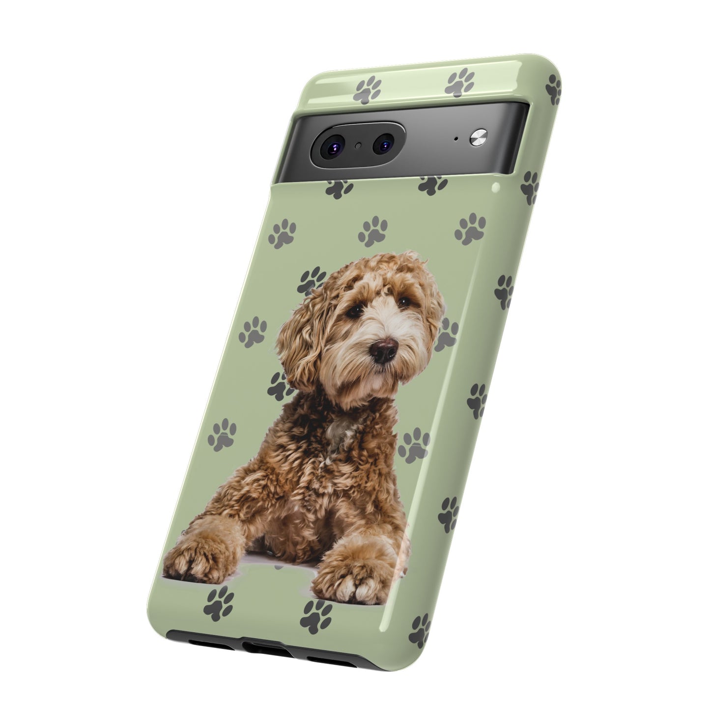 Green Doodle Tough Phone Cases