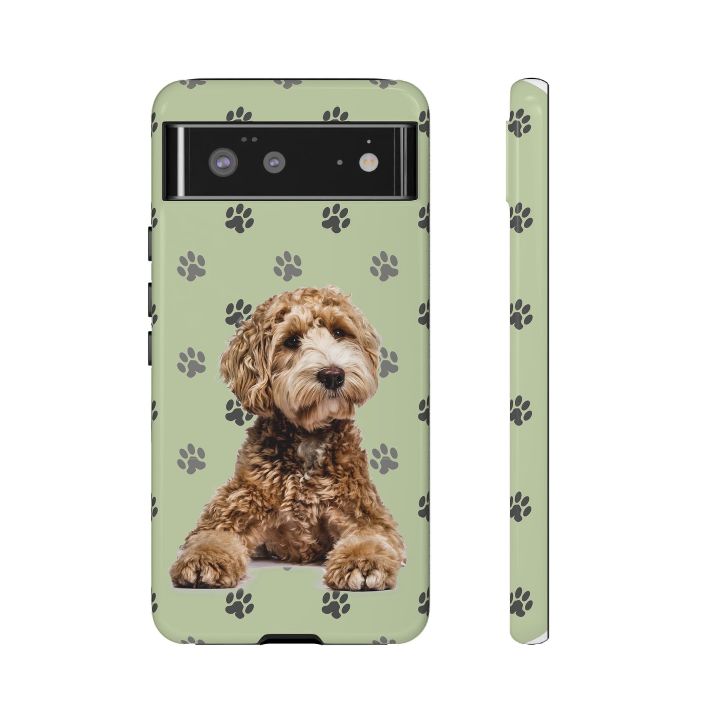 Green Doodle Tough Phone Cases