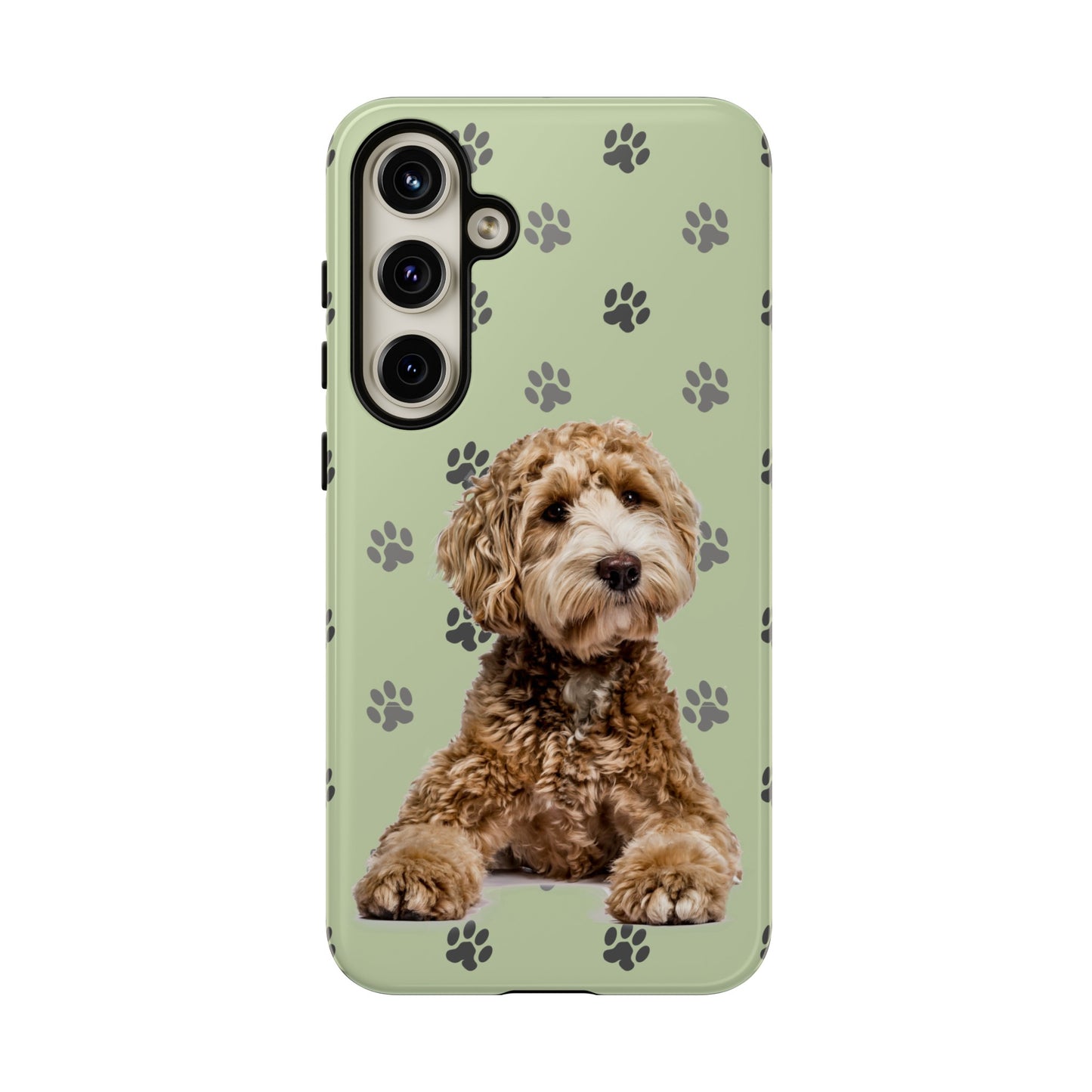 Green Doodle Tough Phone Cases