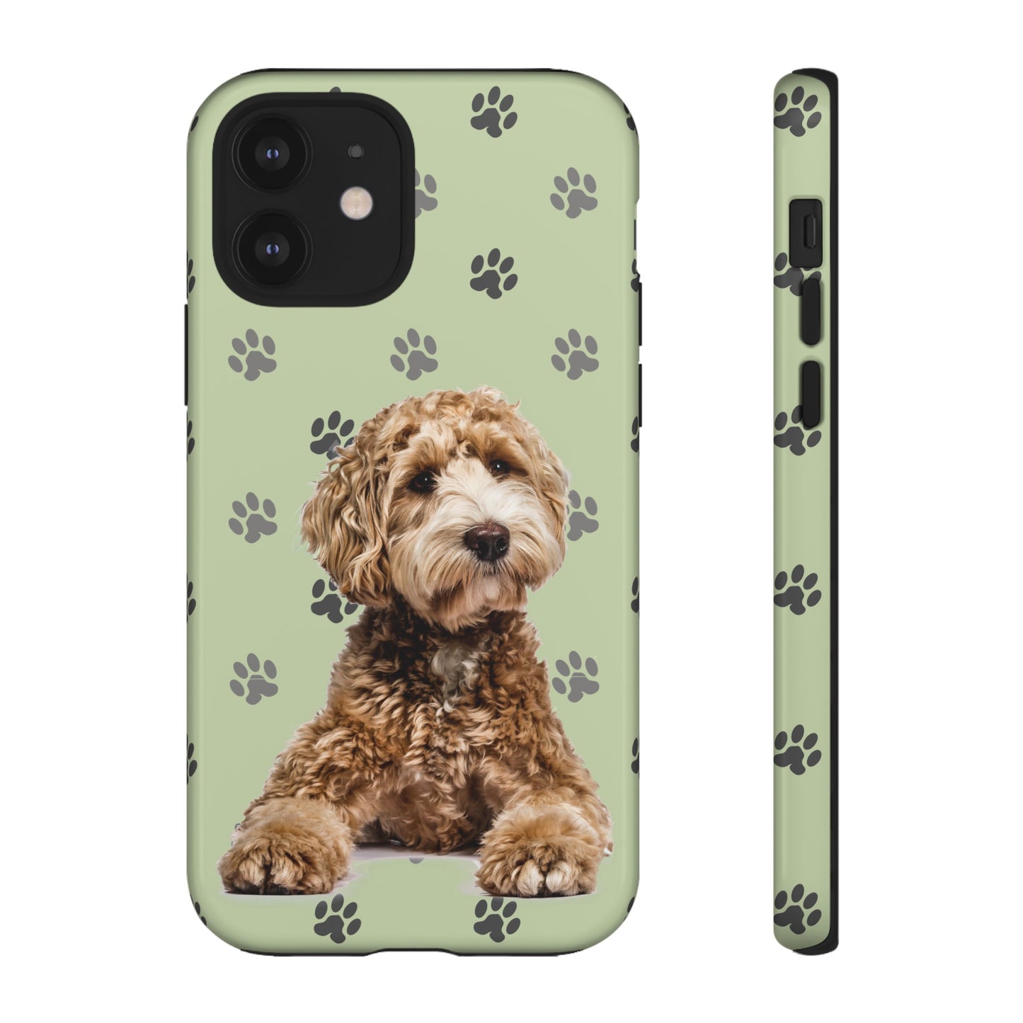 Green Doodle Tough Phone Cases