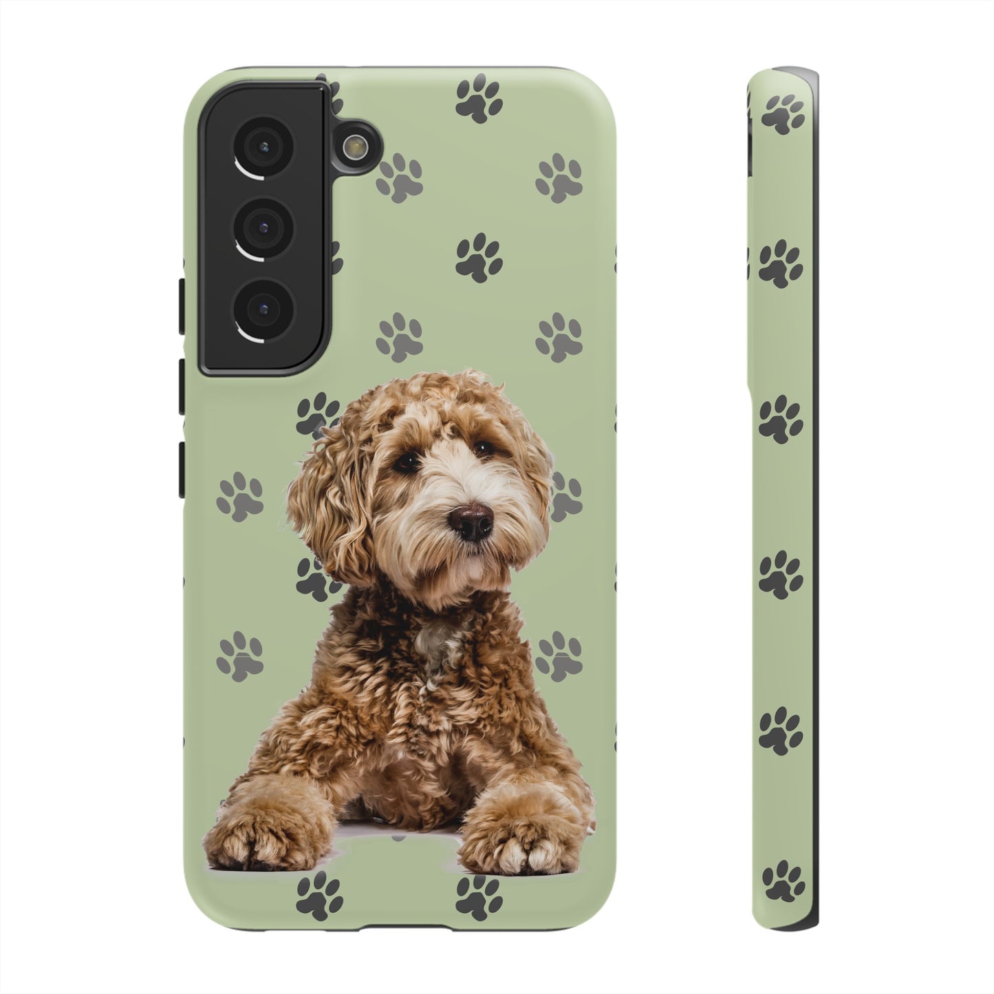 Green Doodle Tough Phone Cases