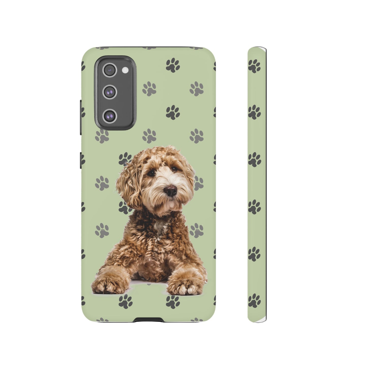 Green Doodle Tough Phone Cases