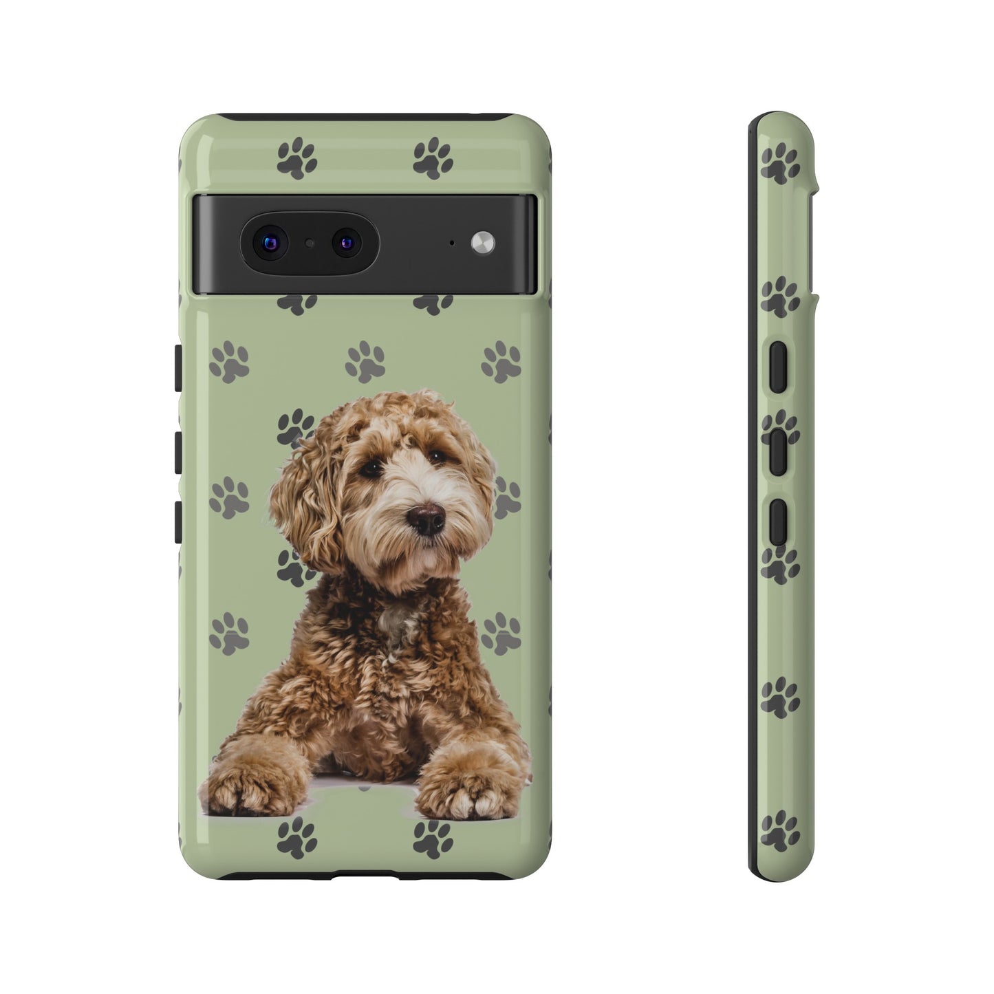 Green Doodle Tough Phone Cases