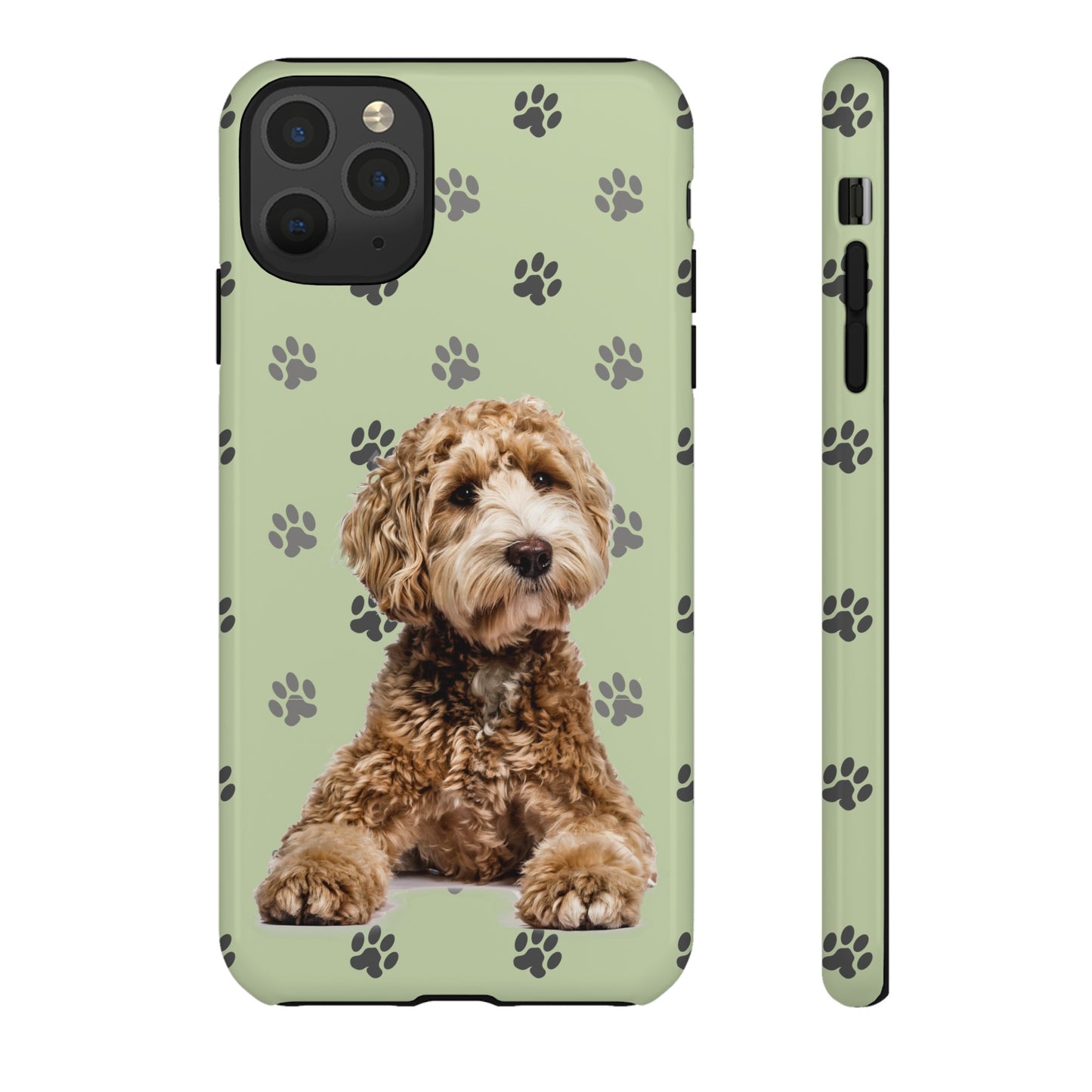 Green Doodle Tough Phone Cases