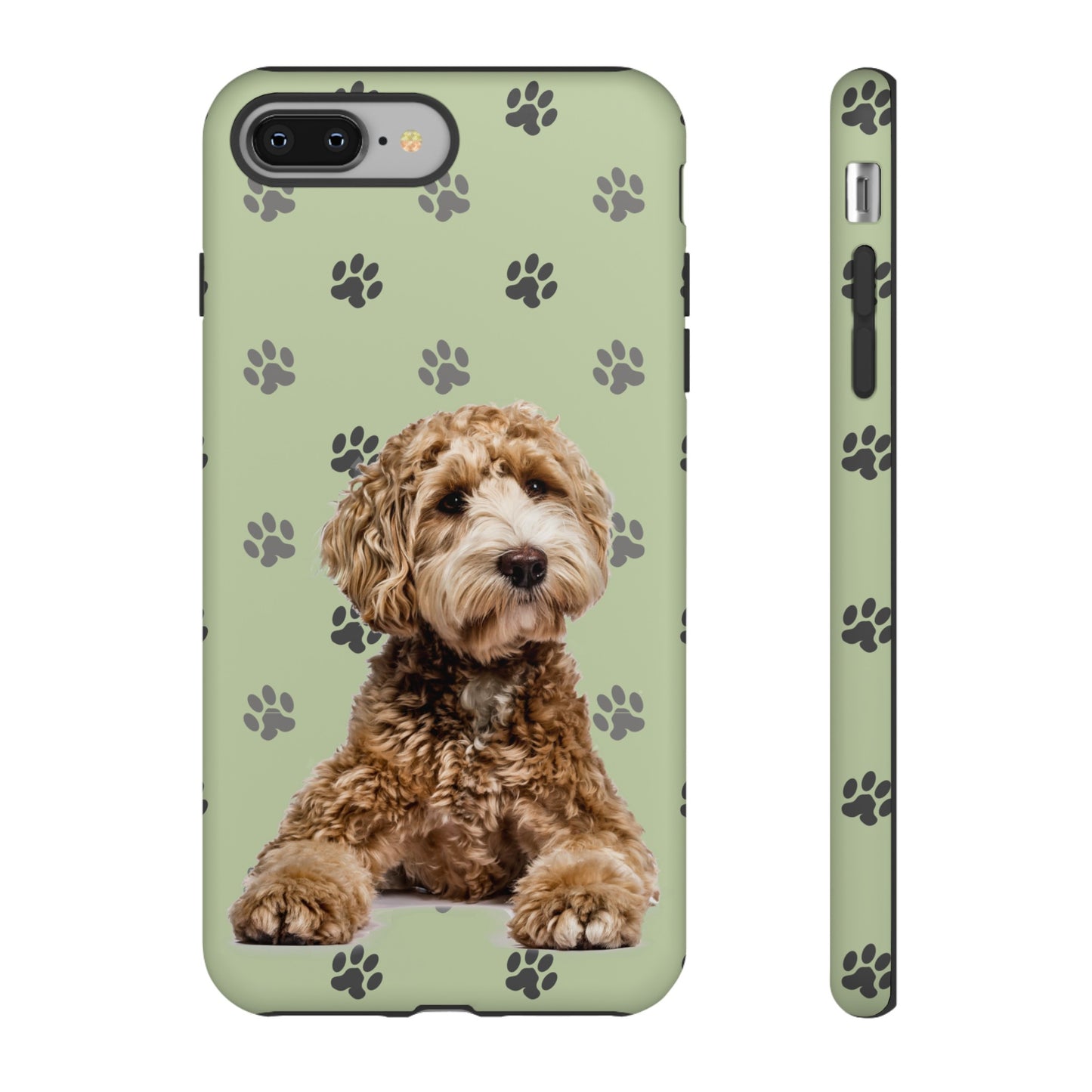 Green Doodle Tough Phone Cases