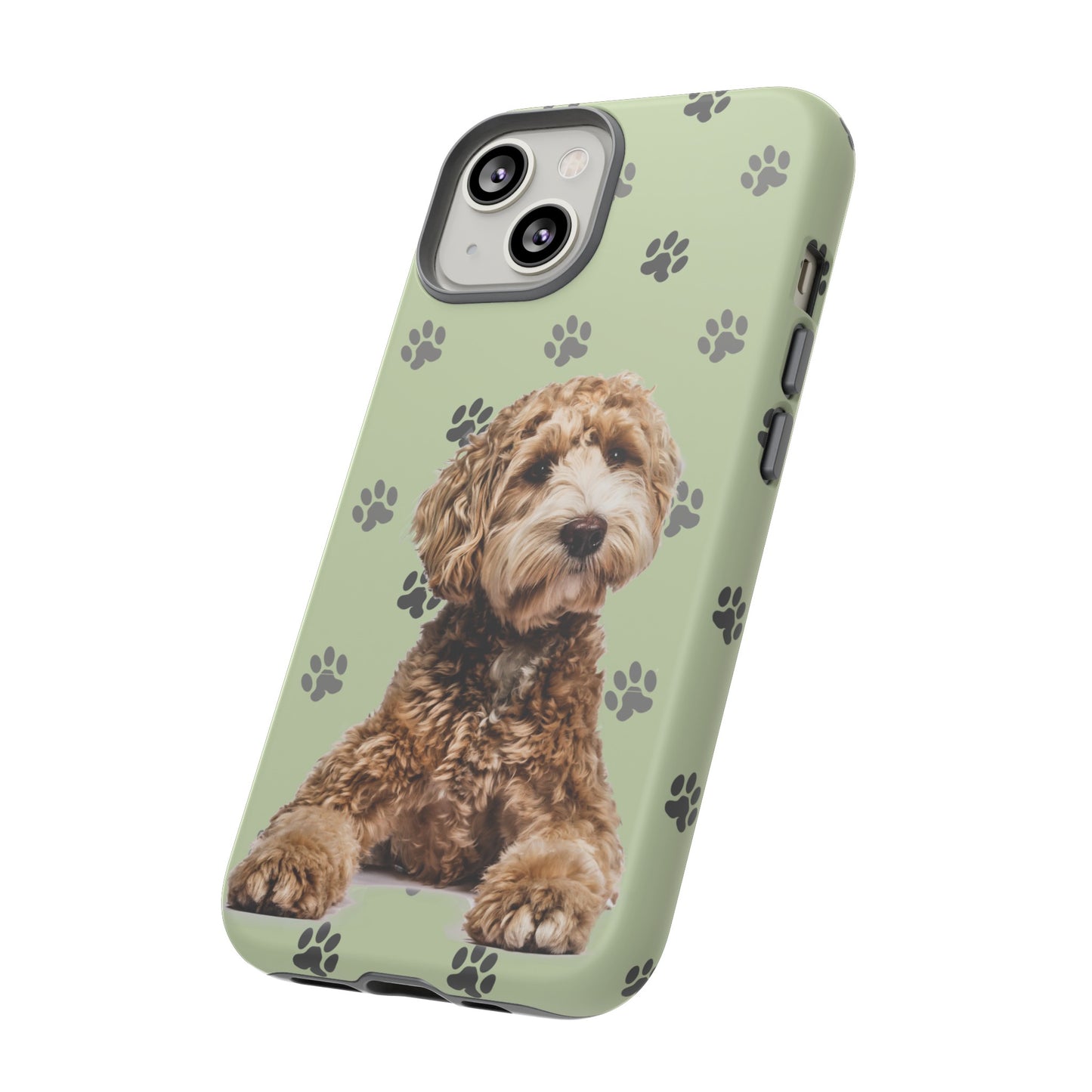 Green Doodle Tough Phone Cases