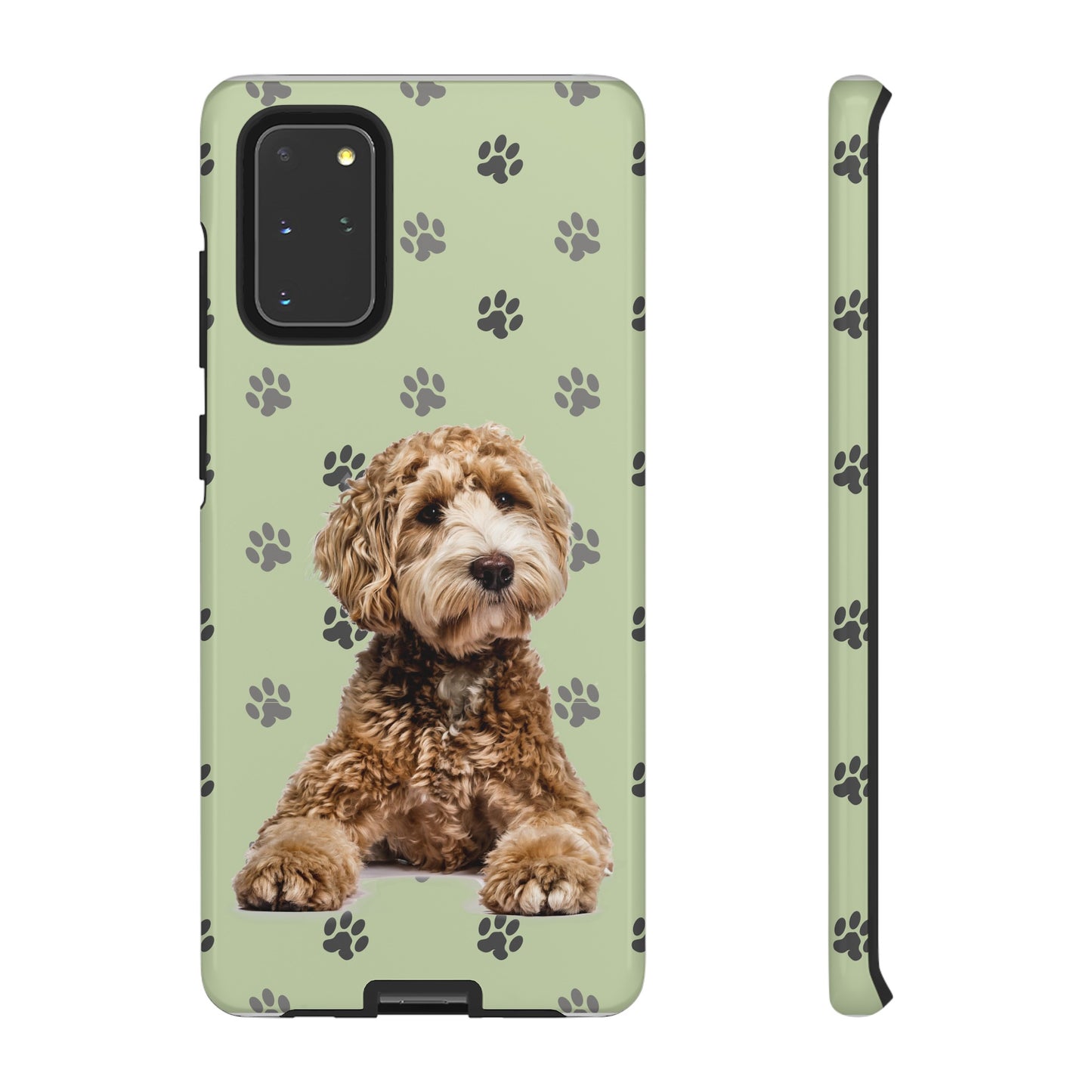 Green Doodle Tough Phone Cases