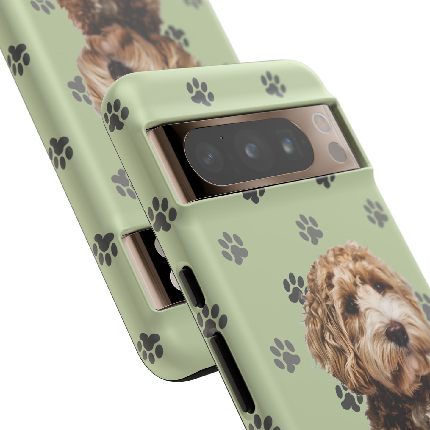 Green Doodle Tough Phone Cases