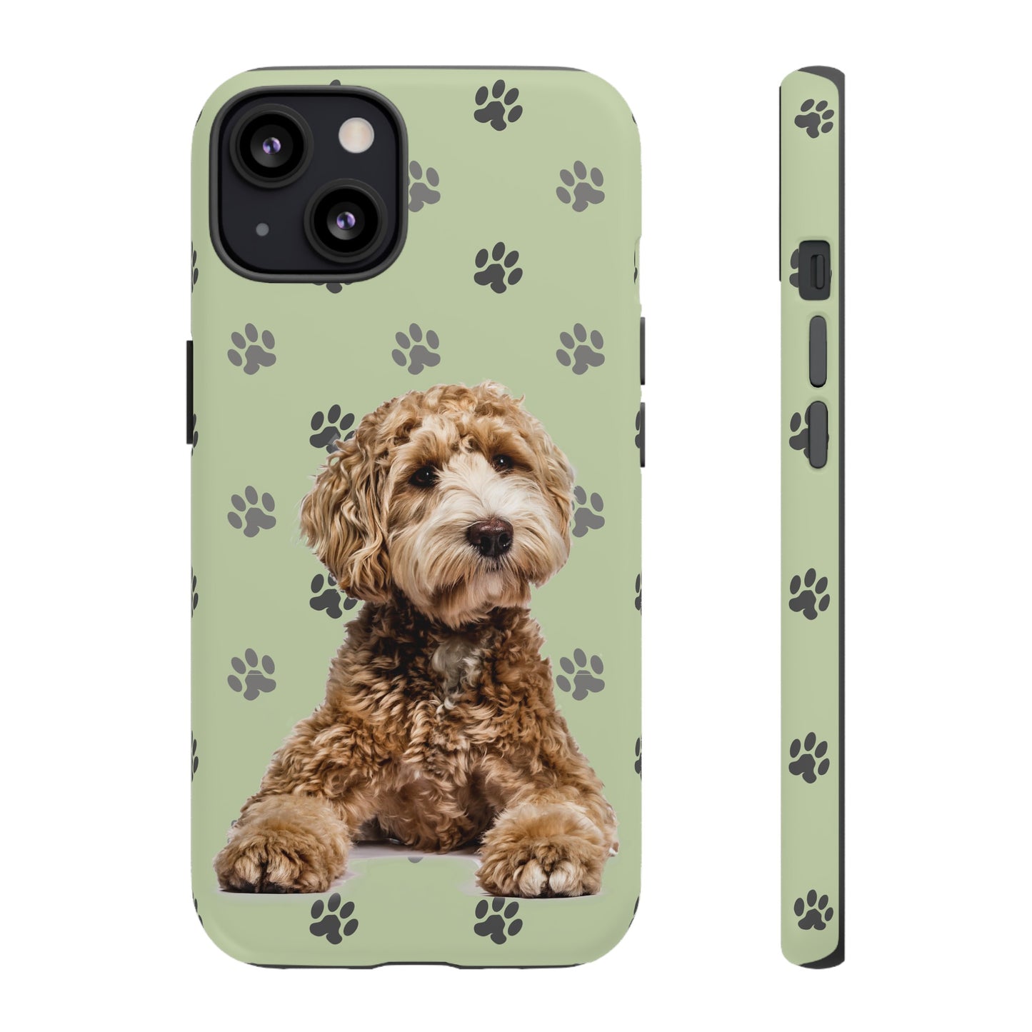 Green Doodle Tough Phone Cases