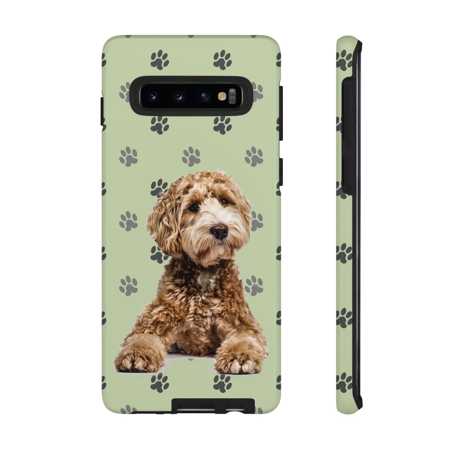 Green Doodle Tough Phone Cases