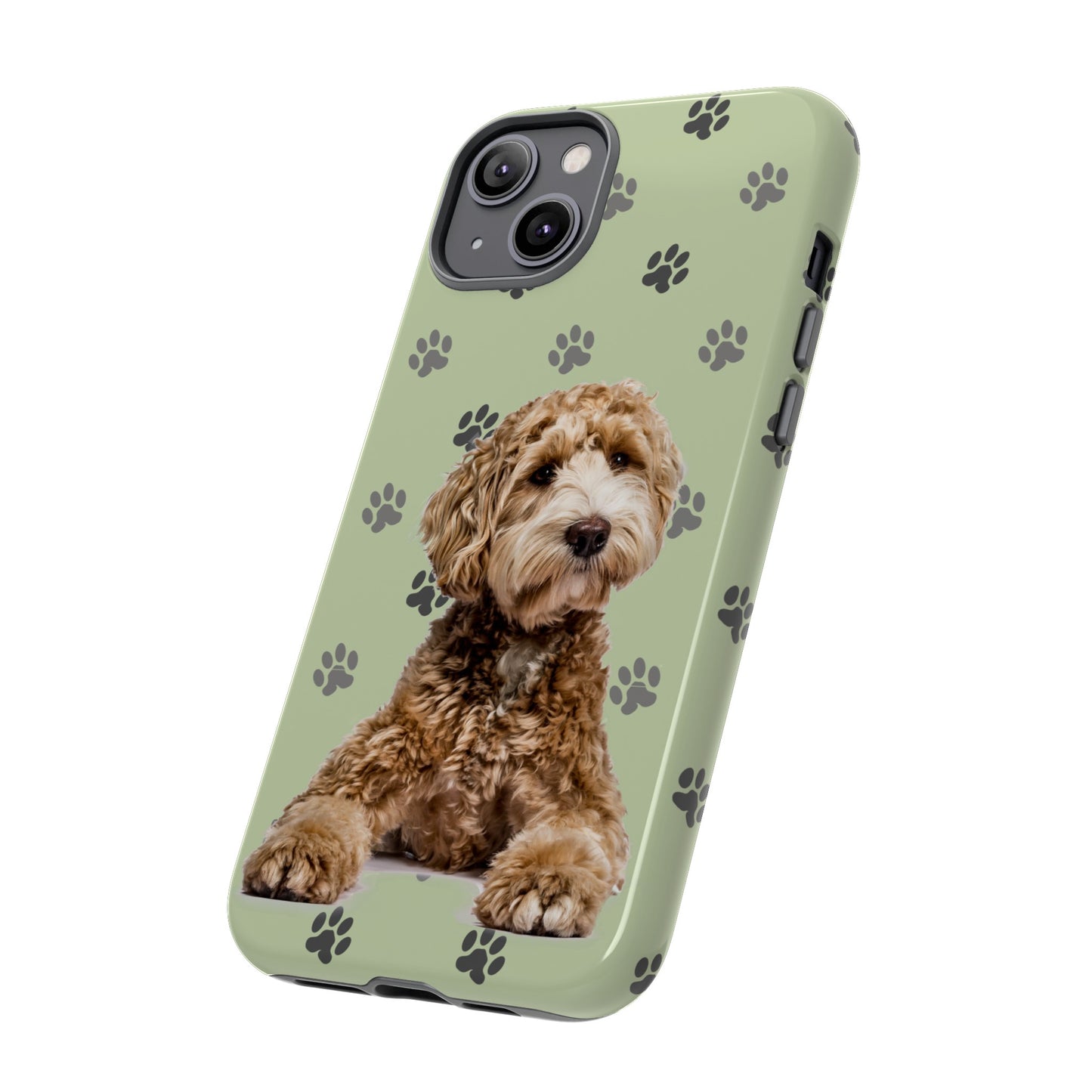 Green Doodle Tough Phone Cases