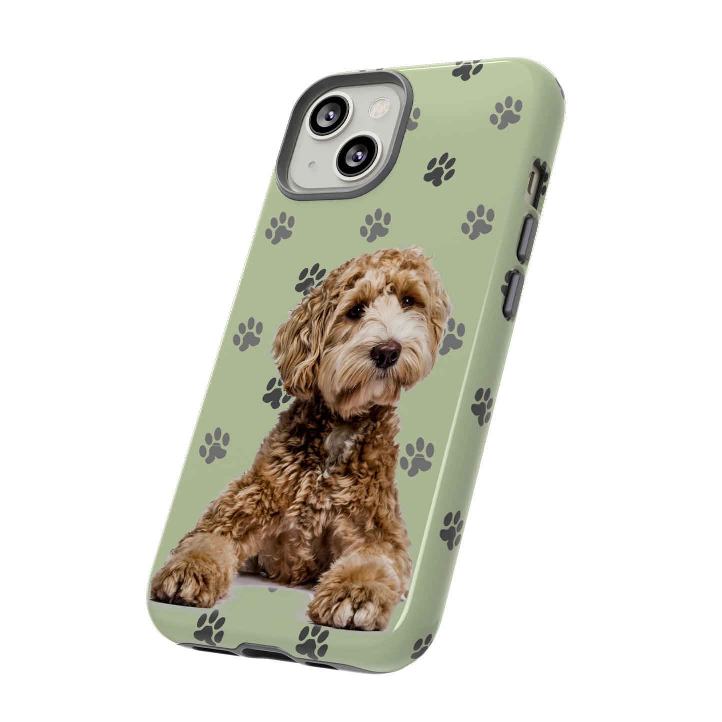 Green Doodle Tough Phone Cases