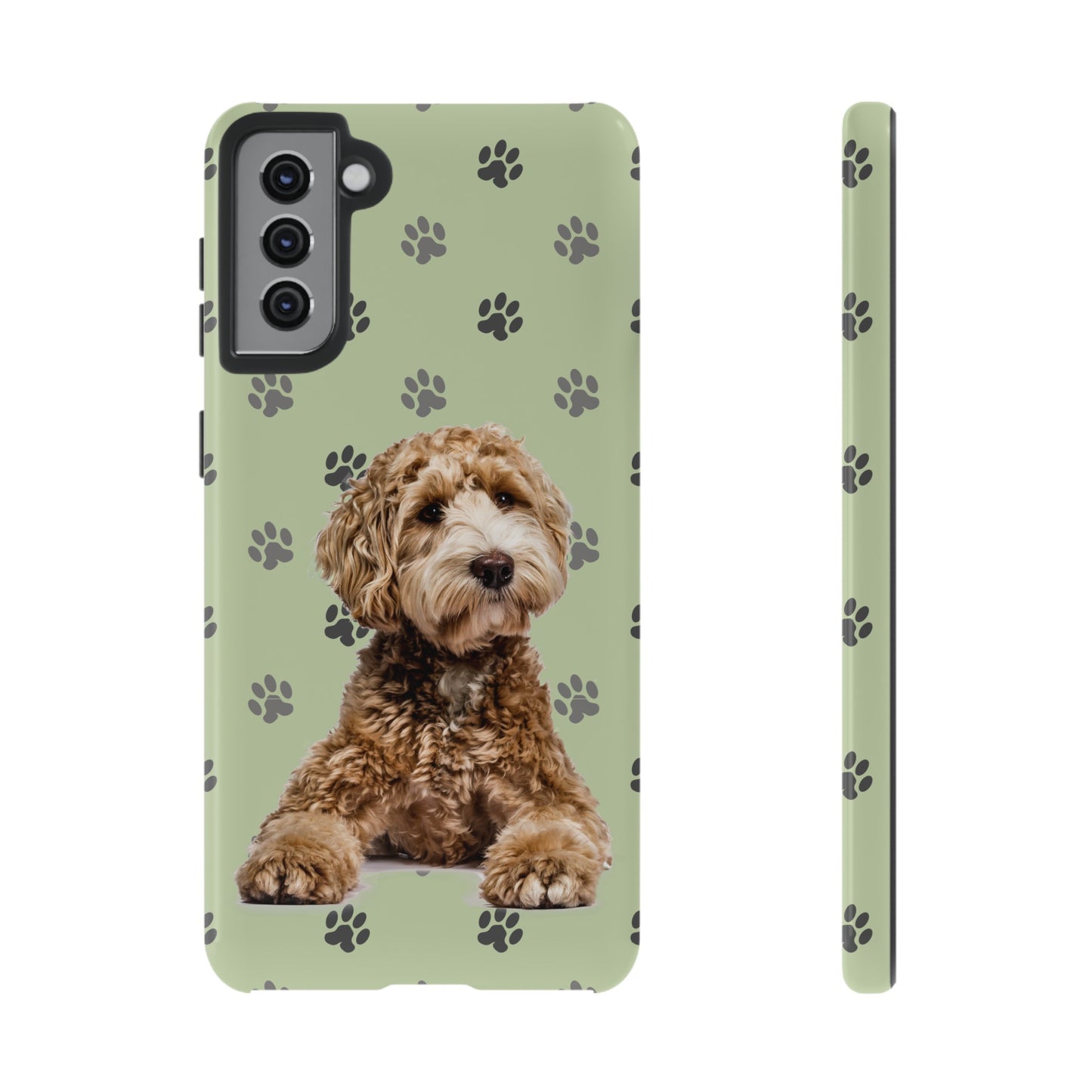 Green Doodle Tough Phone Cases