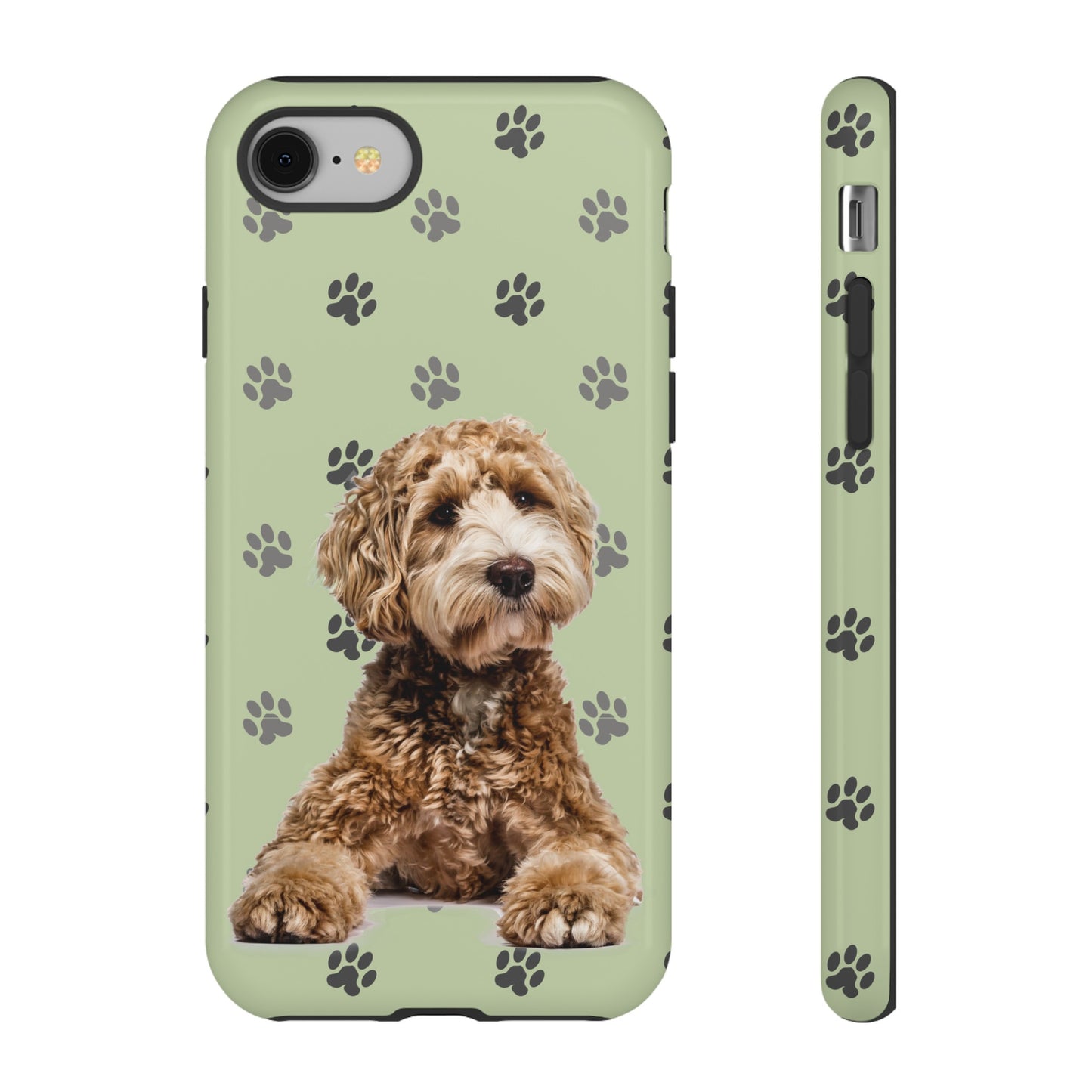 Green Doodle Tough Phone Cases