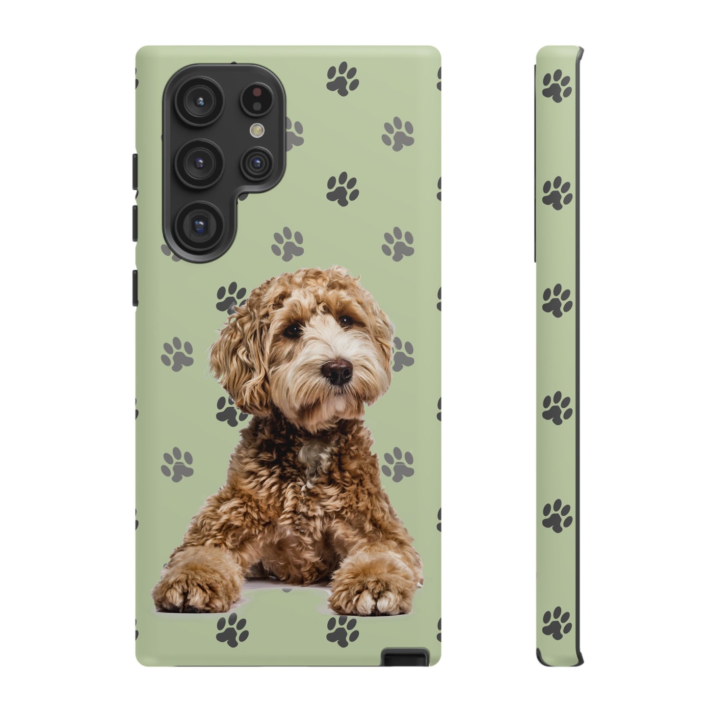 Green Doodle Tough Phone Cases