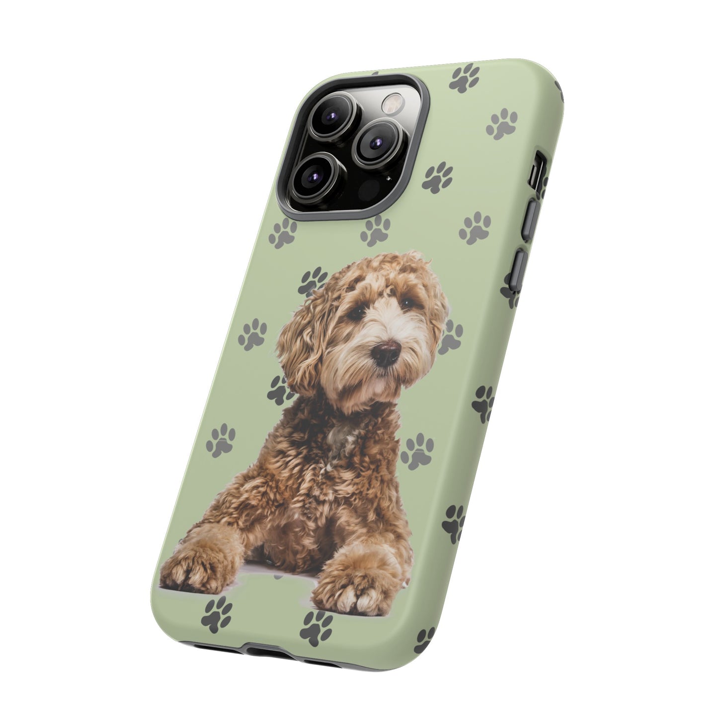 Green Doodle Tough Phone Cases