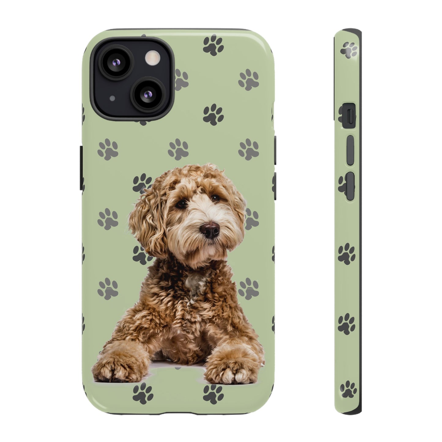 Green Doodle Tough Phone Cases