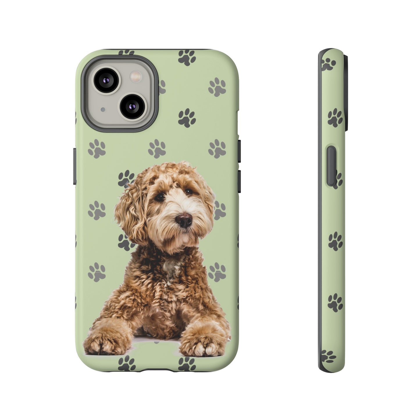 Green Doodle Tough Phone Cases