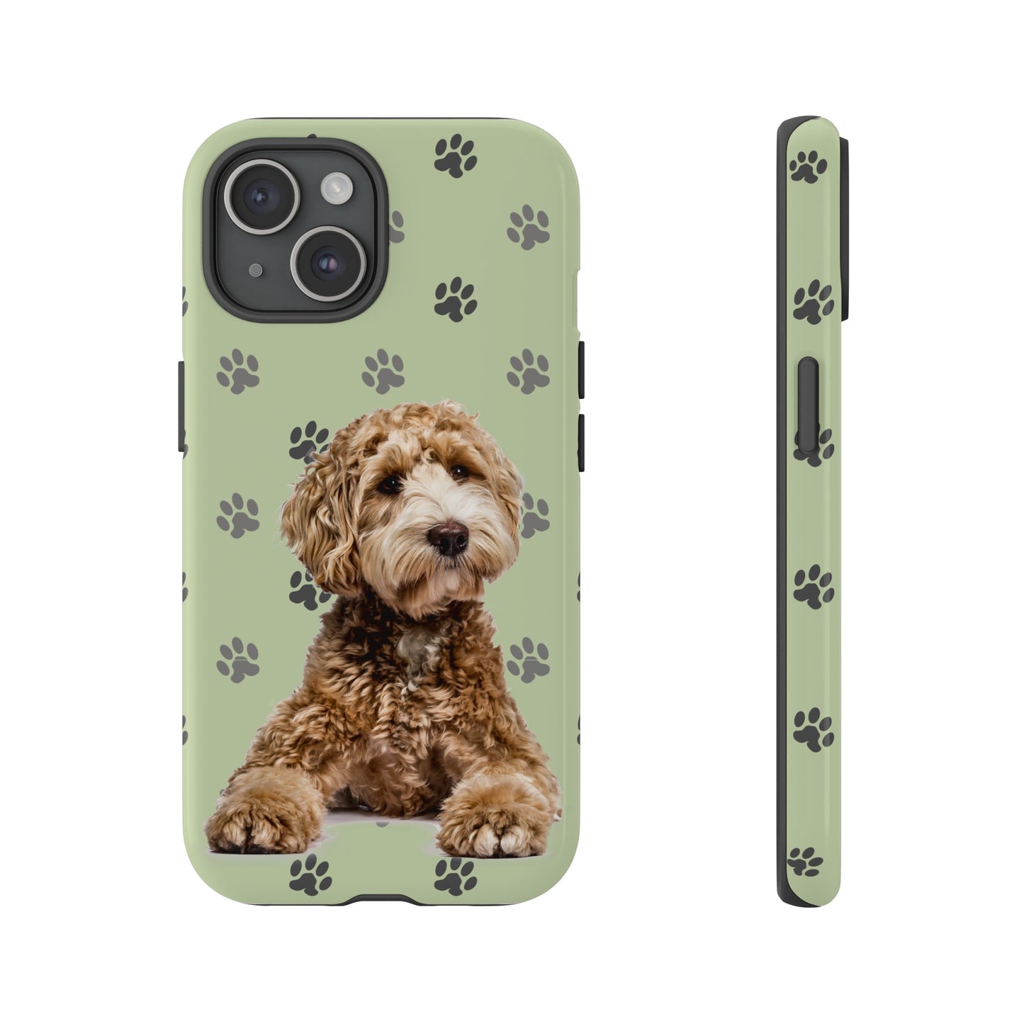 Green Doodle Tough Phone Cases