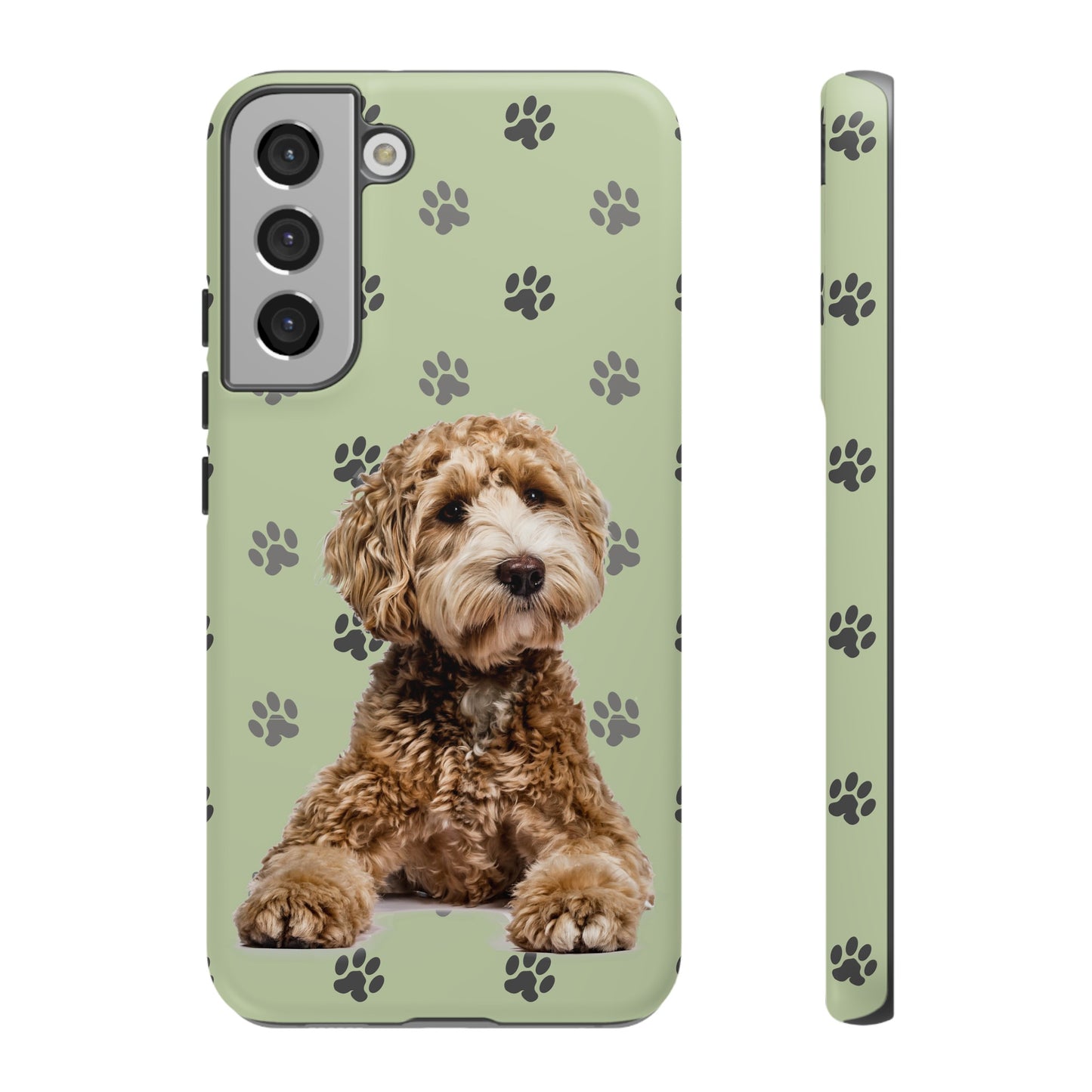 Green Doodle Tough Phone Cases