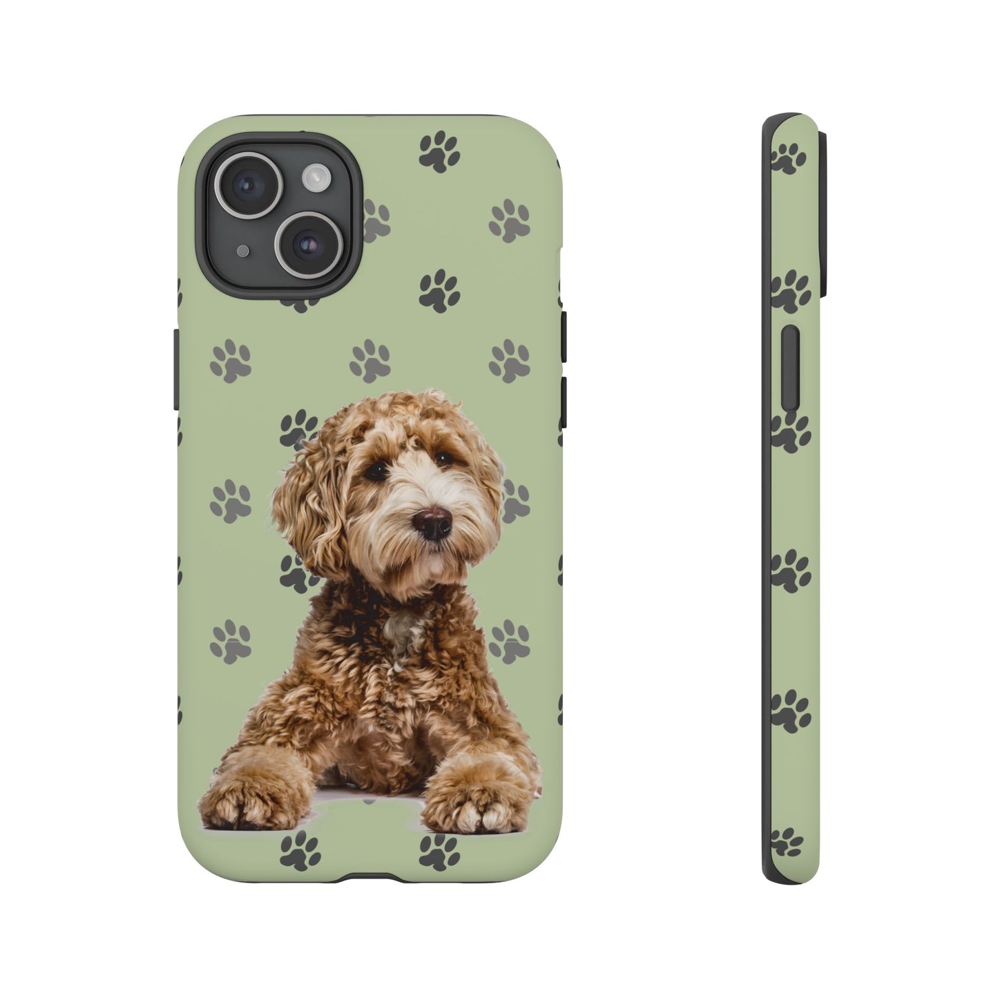 Green Doodle Tough Phone Cases