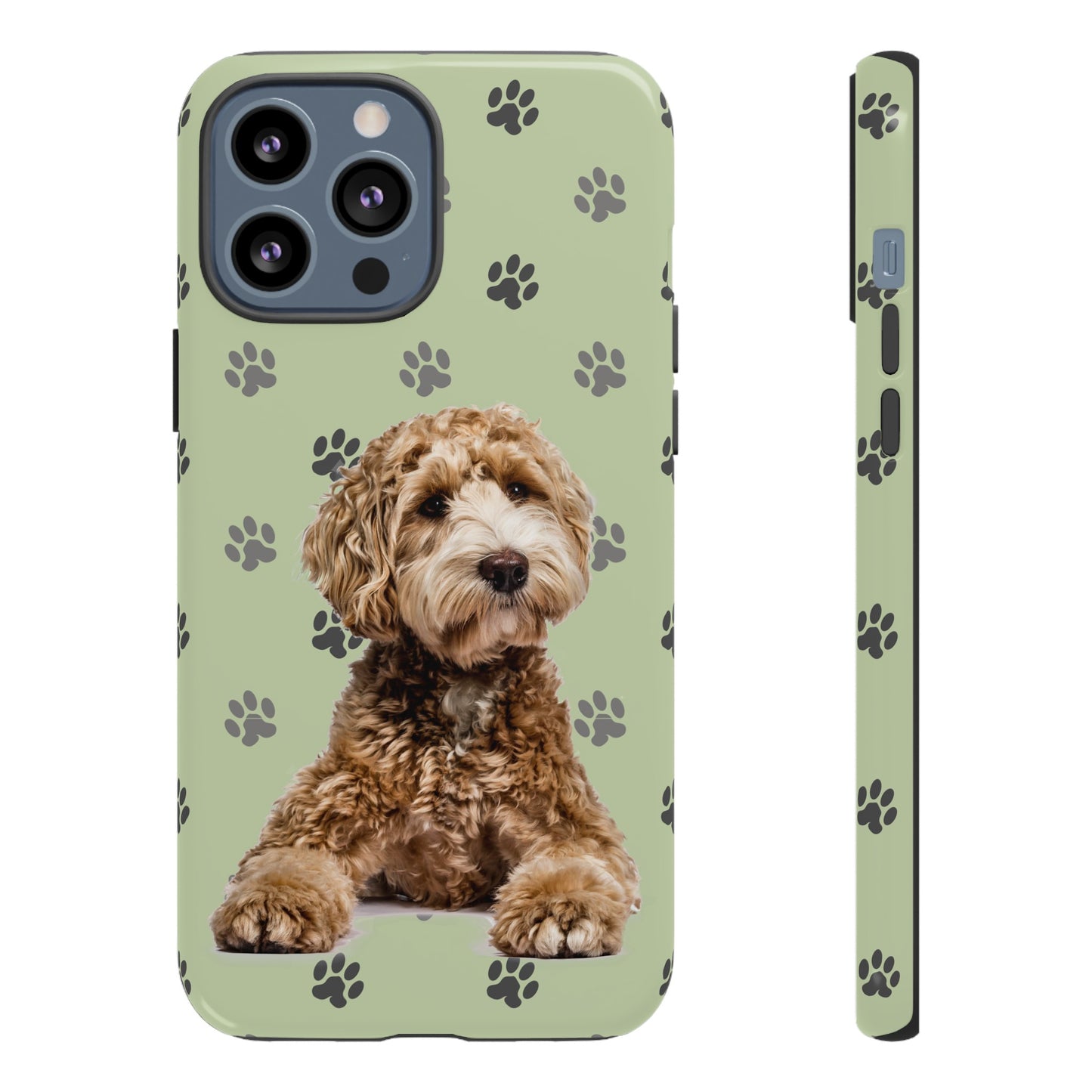 Green Doodle Tough Phone Cases