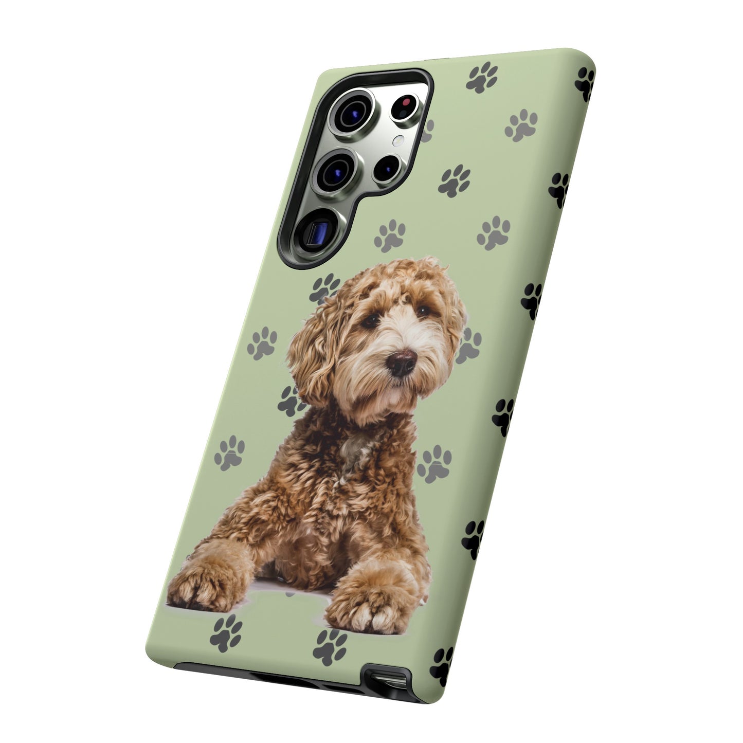 Green Doodle Tough Phone Cases