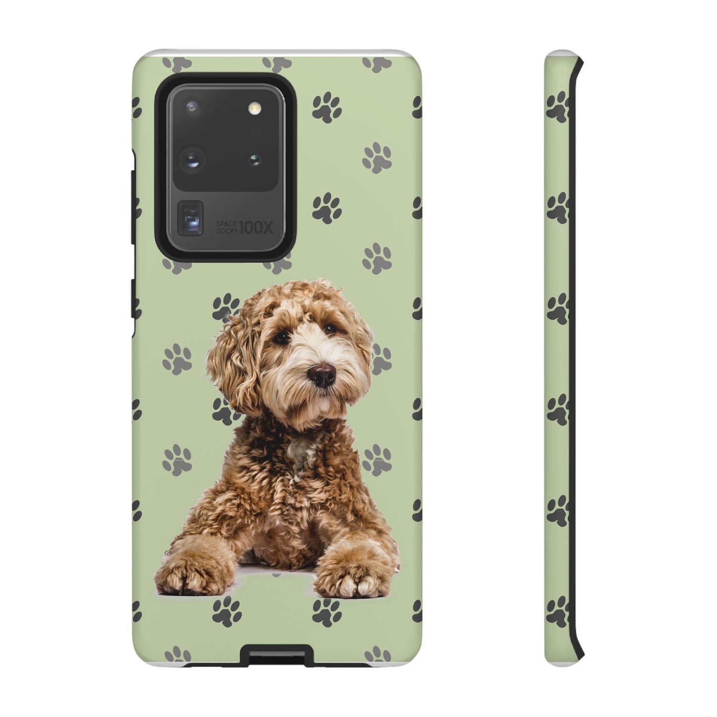 Green Doodle Tough Phone Cases