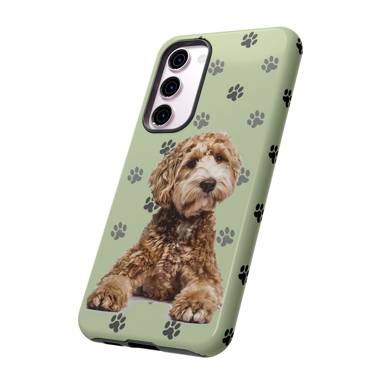 Green Doodle Tough Phone Cases