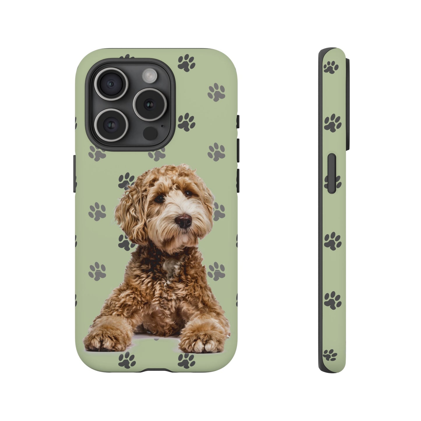 Green Doodle Tough Phone Cases