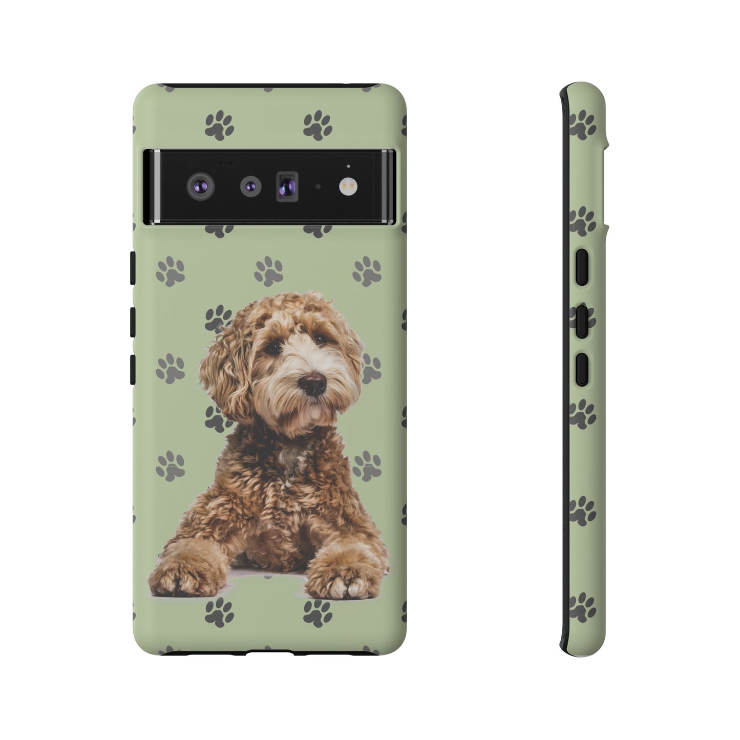 Green Doodle Tough Phone Cases