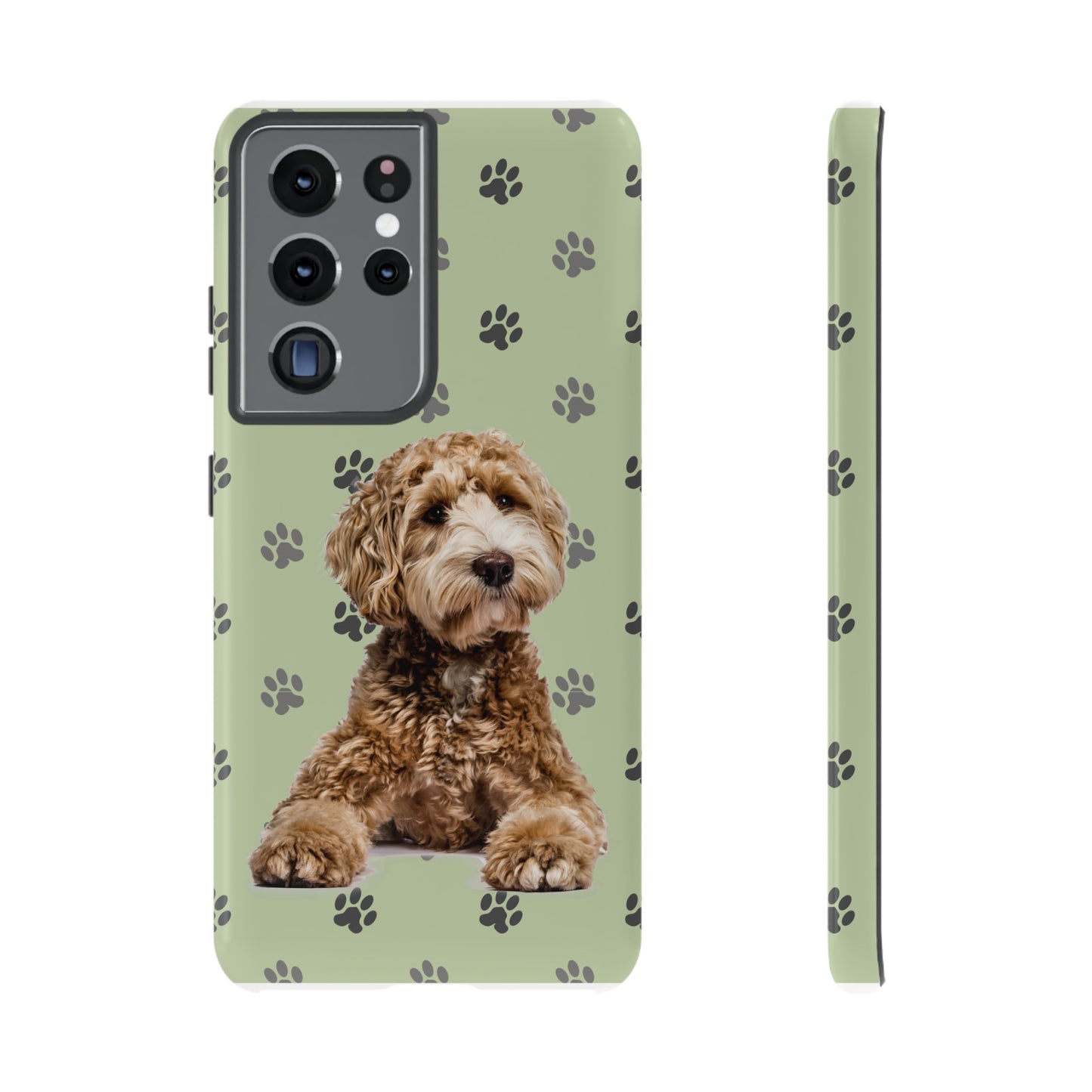 Green Doodle Tough Phone Cases